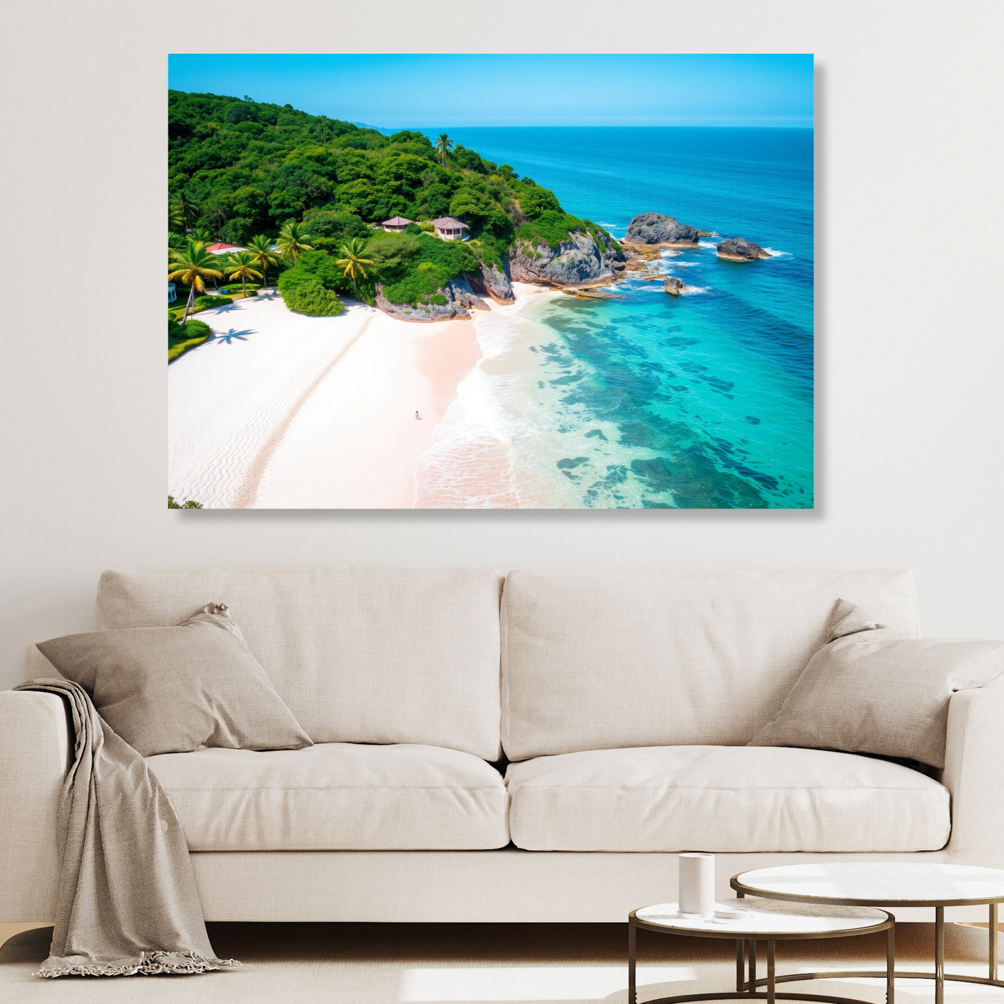 From The Air Wall Art Canvas Print