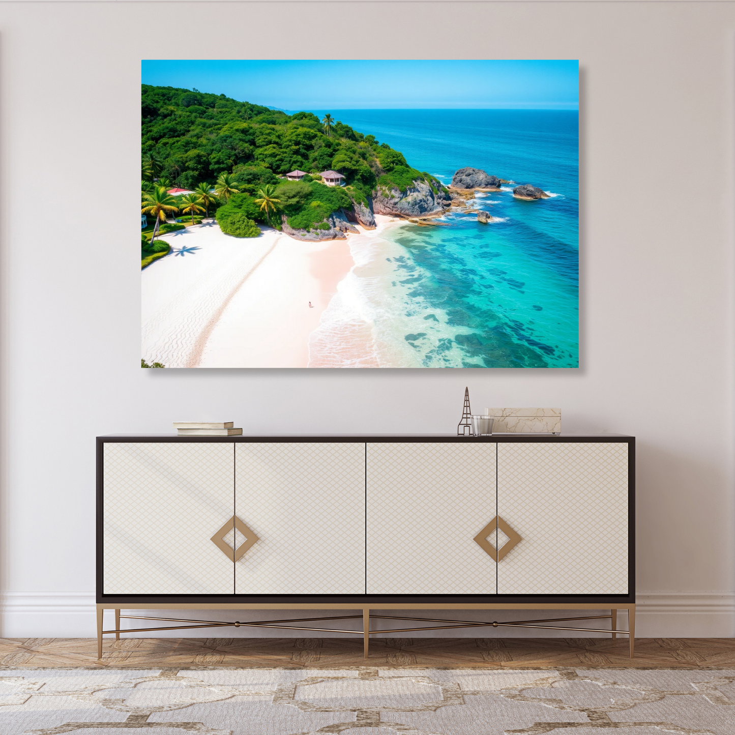 From The Air Wall Art Canvas Print