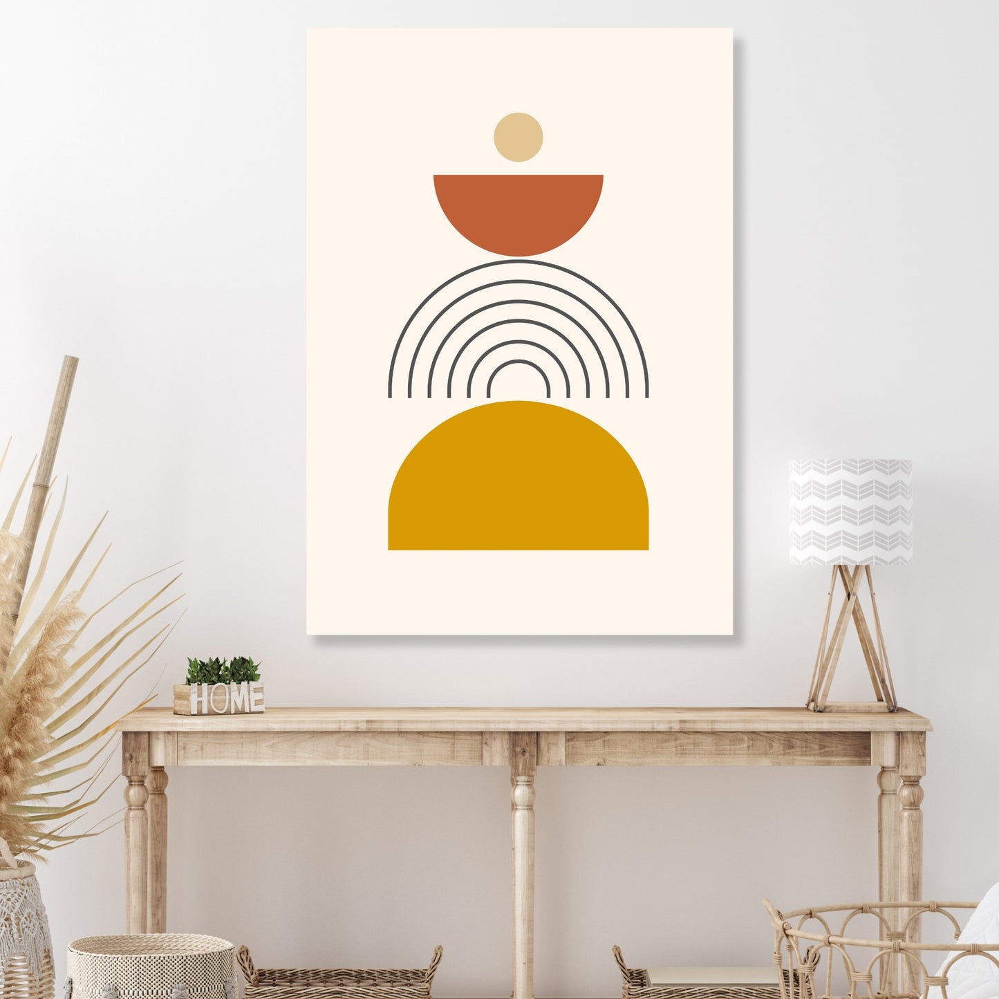 Gleam Boho Wall Art Canvas Print