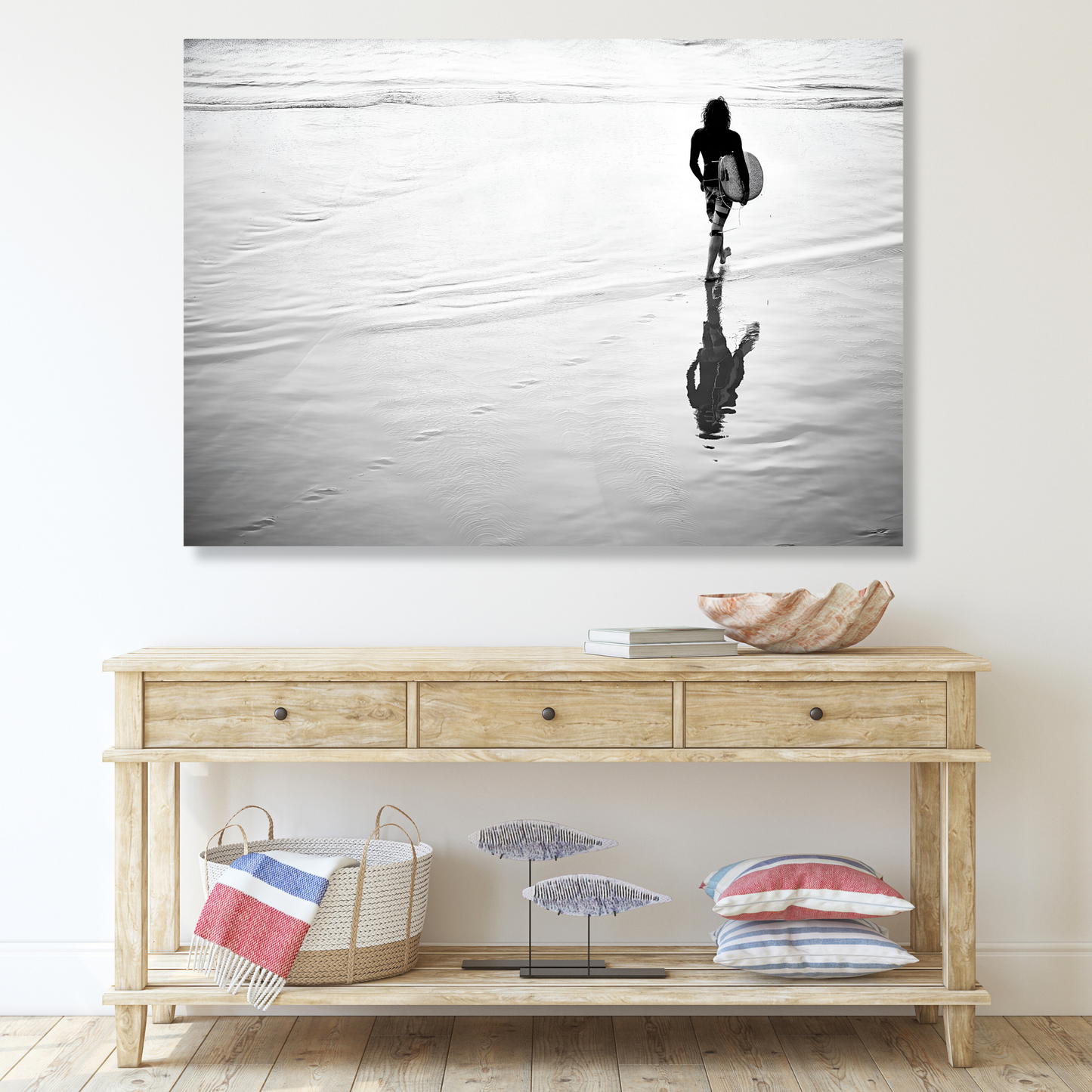 Going Surfing Wall Art Canvas Print