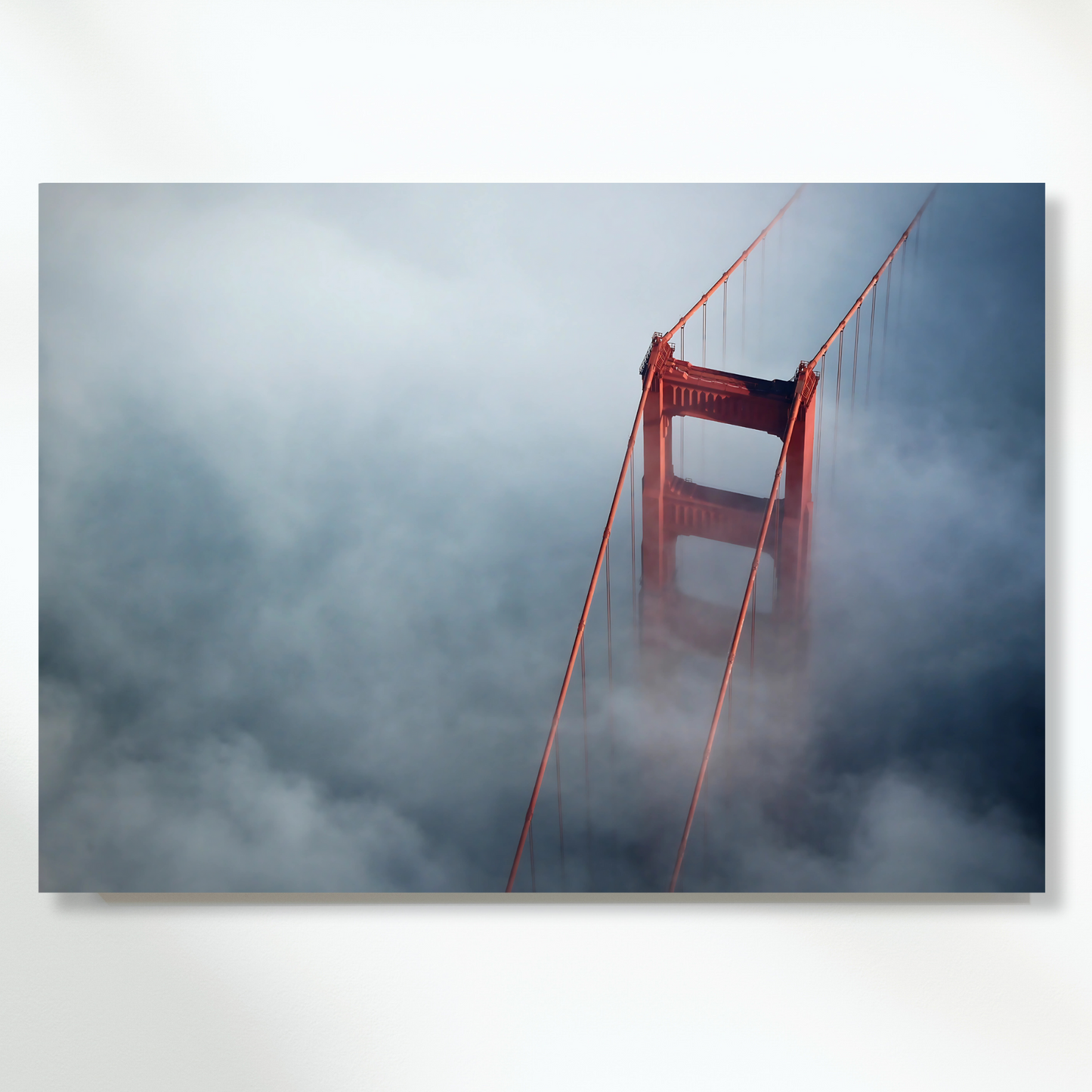 Golden Gate Fog Wall Art Canvas Print