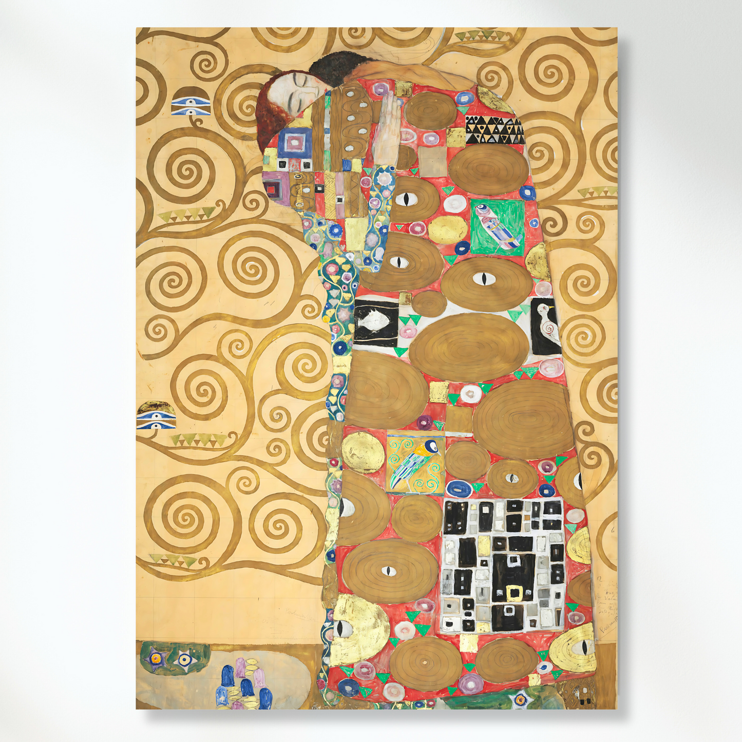 Gustav Klimt - Fulfillment Wall Art Canvas Print