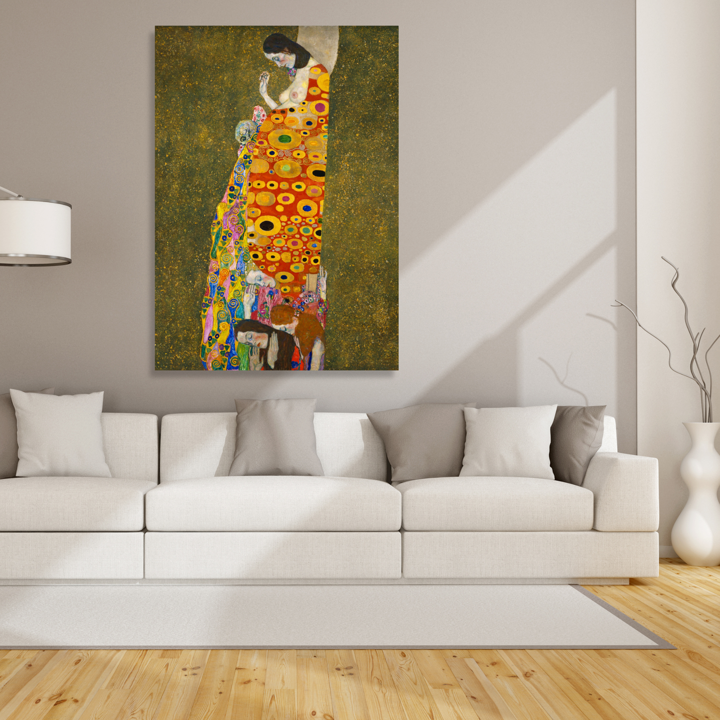 Gustav Klimt - Hope II Wall Art Canvas Print