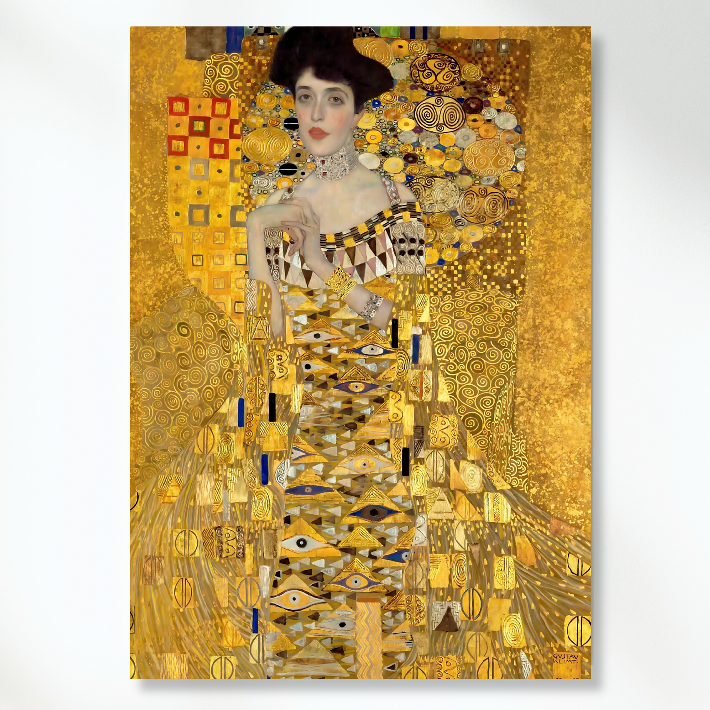 Gustav Klimt - Portrait of Adele Bloch-Bauer Wall Art Canvas Print