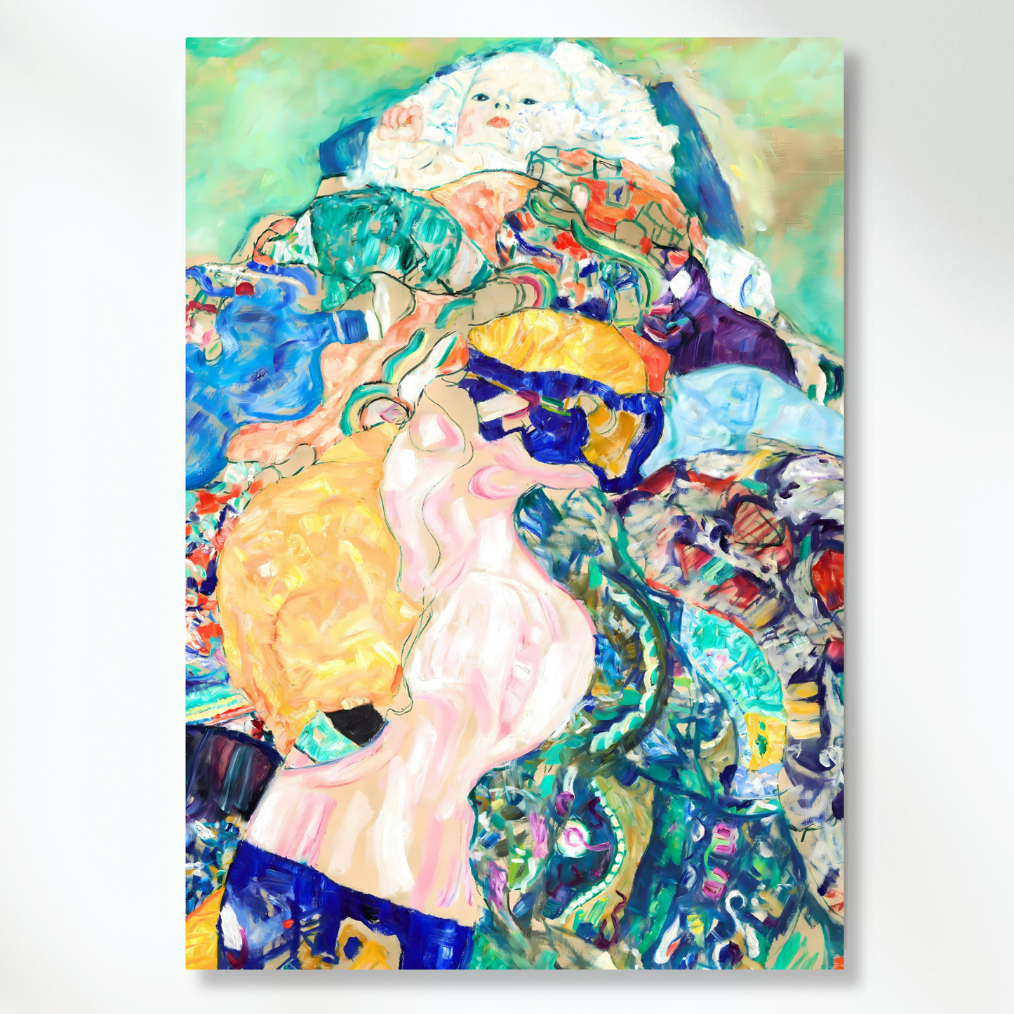 Gustav Klimt - The Cradle Wall Art Canvas Print