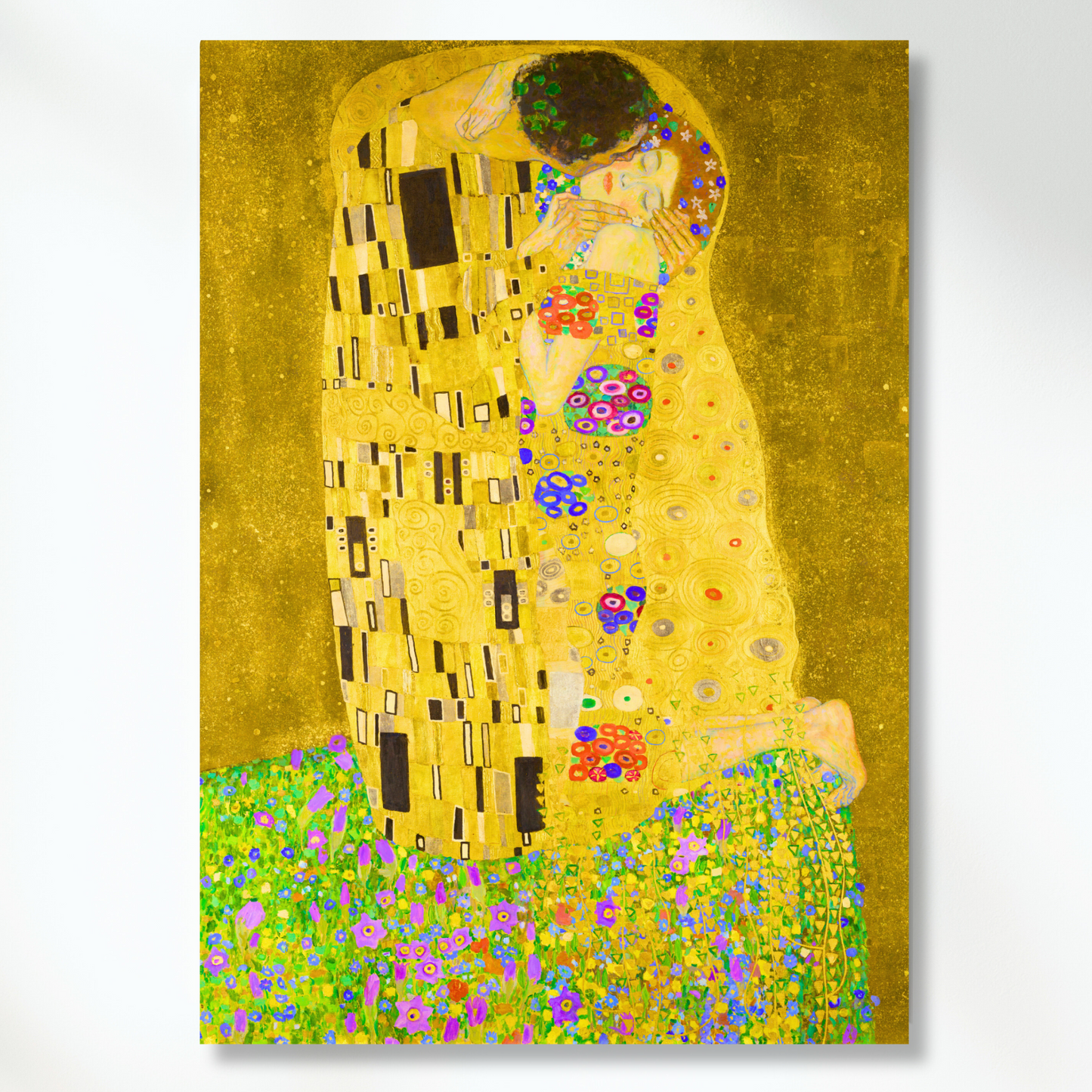Gustav Klimt - The Kiss Wall Art Canvas Print