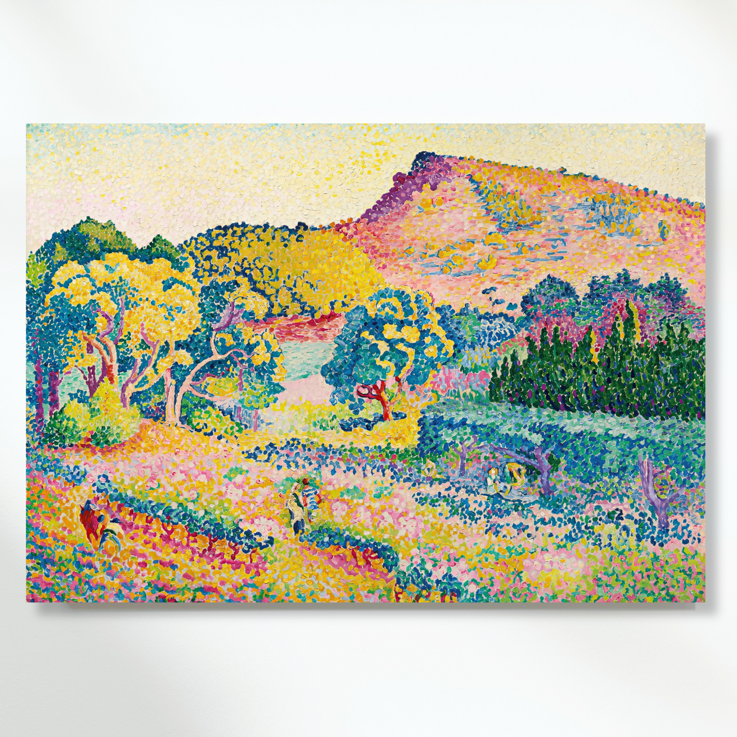 Henri-Edmond Cross - Paysage Avec Le Cap Nègre Wall Art Canvas Print