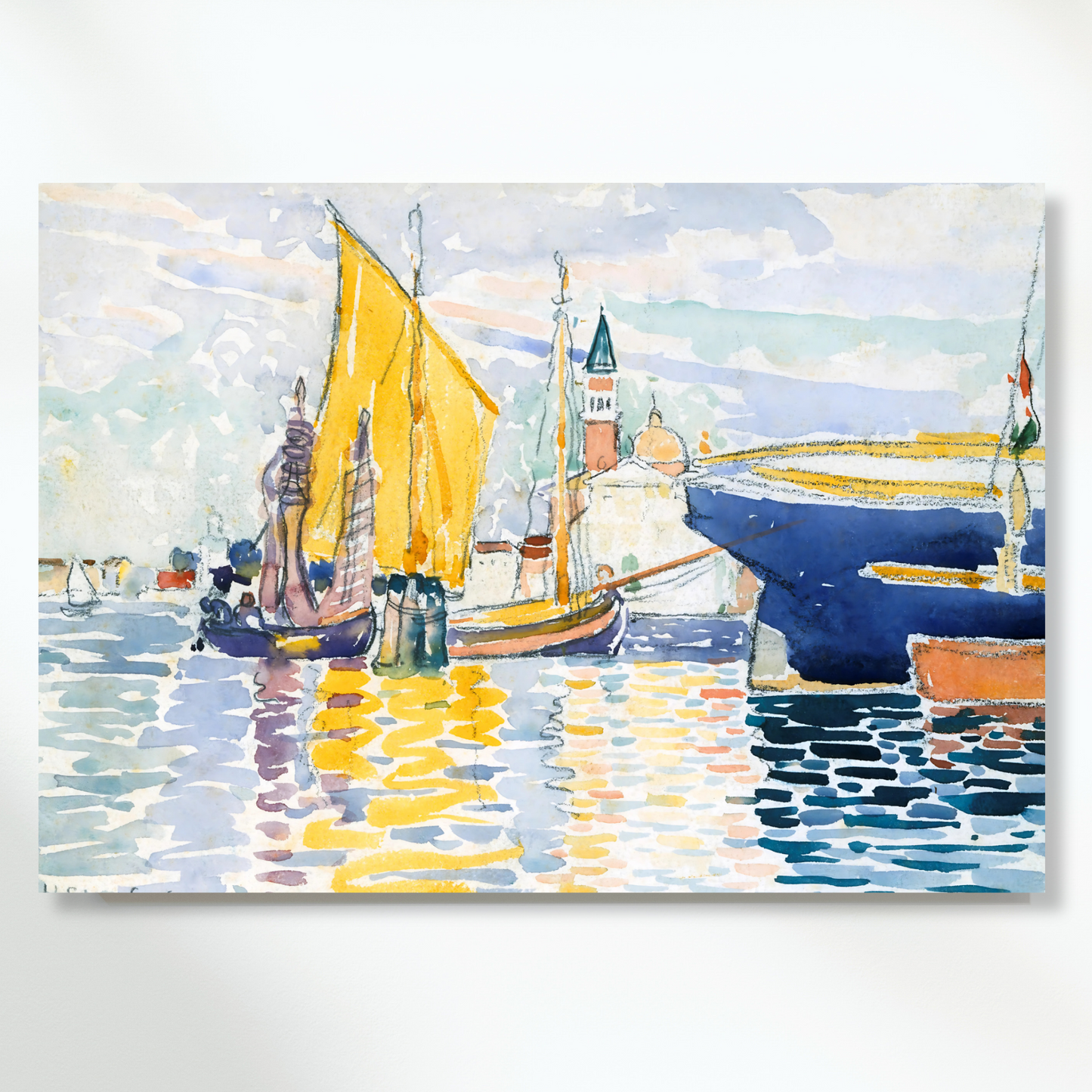 Henri-Edmond Cross - Venice - The Giudecca Wall Art Canvas Print