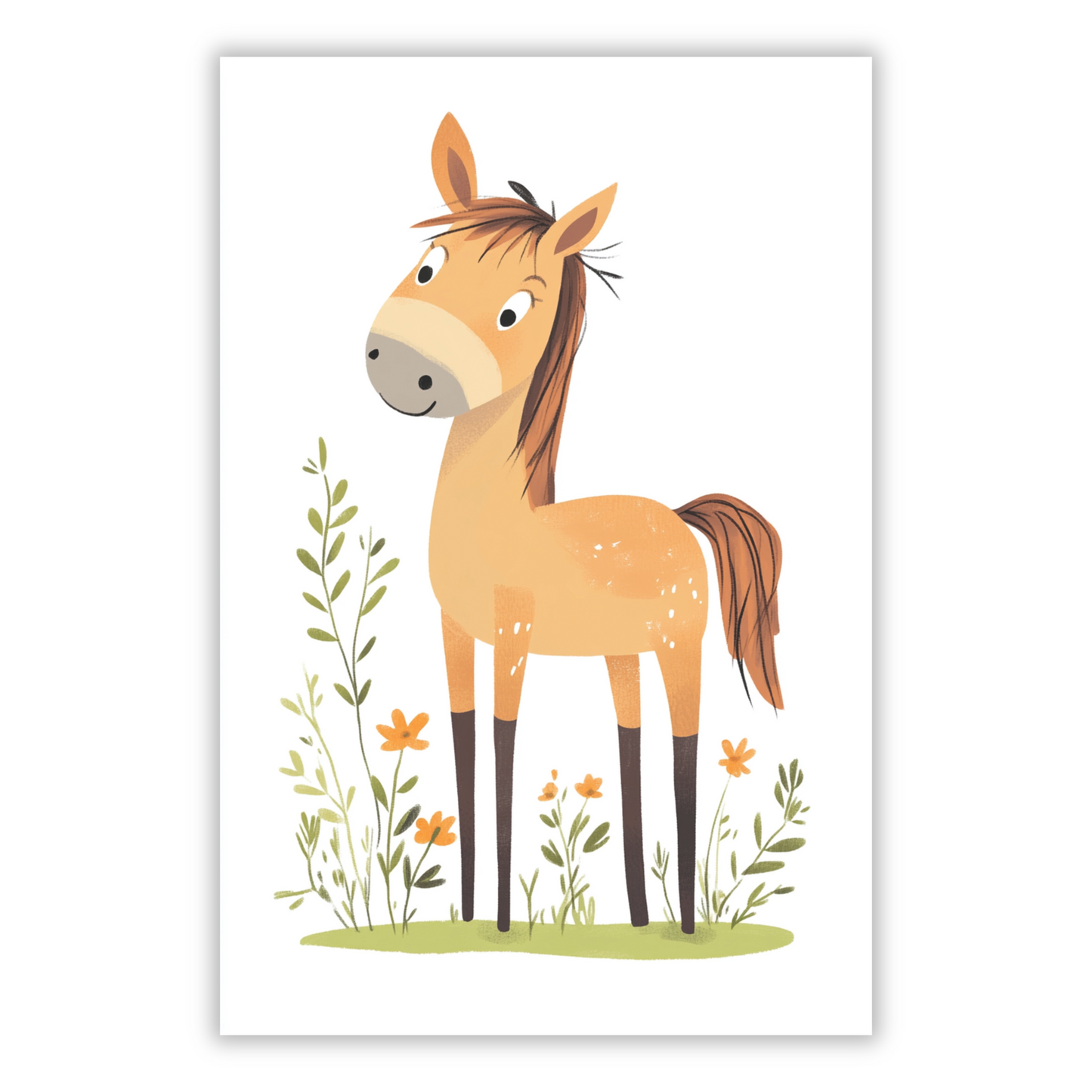 Hermione Horse Canvas Wall Art Print