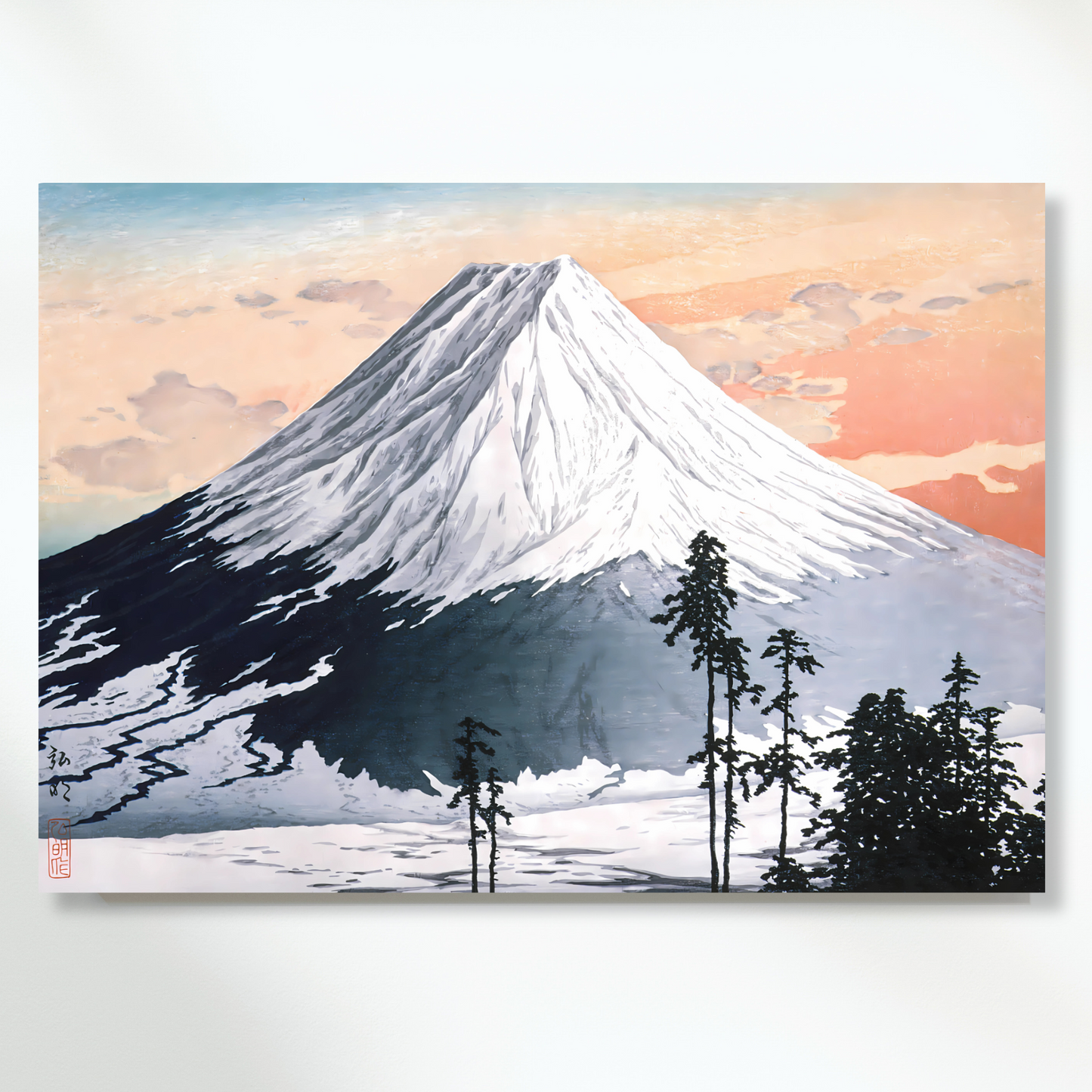 Hiroaki Takahashi - Katsuyama Neighborhood Wall Art Canvas Print