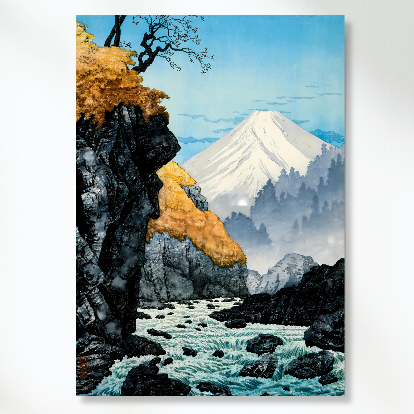 Hiroaki Takahashi - Mount Fuji Wall Art Canvas Print