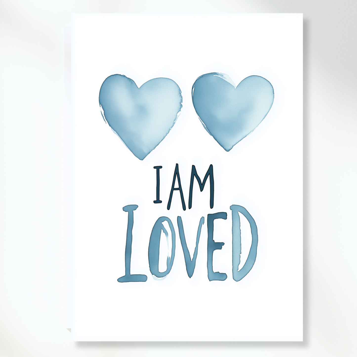 I Am Loved Canvas Wall Art Print