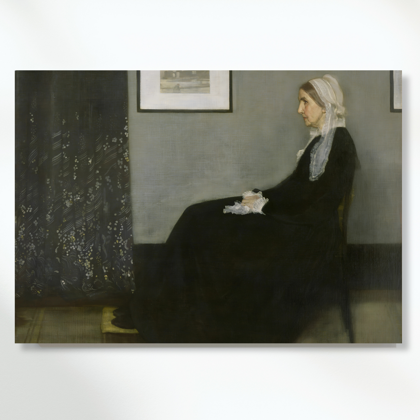 James McNeill Whistler - Whistler's Mother Wall Art Canvas Print