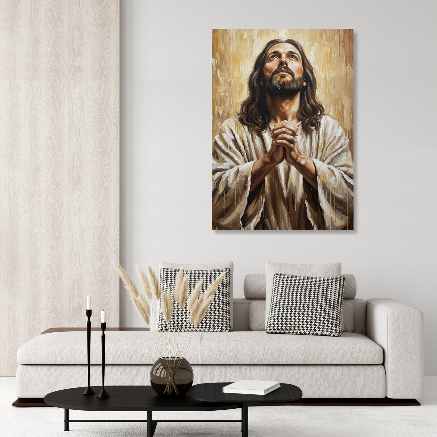 The Prayer of Jesus Christ Wall Art Canvas Print