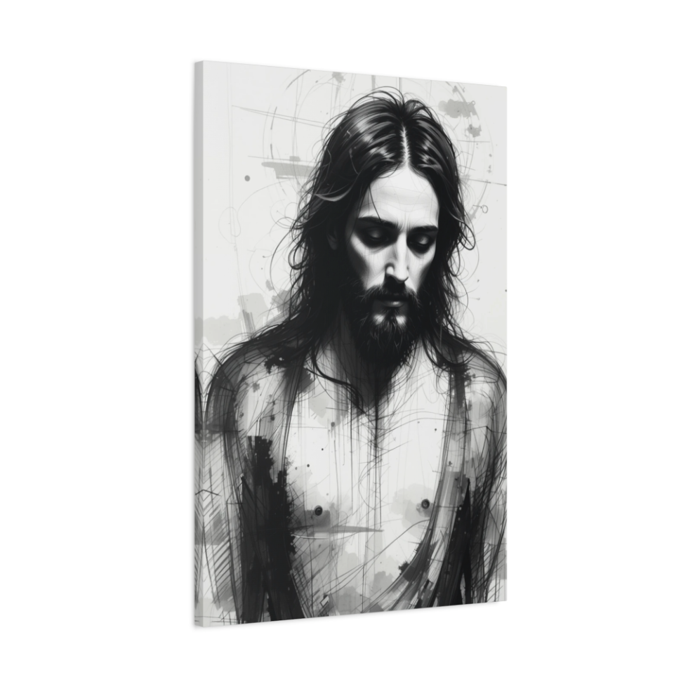 Jesus The Man Wall Art Canvas Print