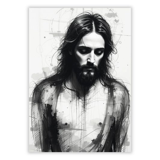Jesus The Man Wall Art Canvas Print