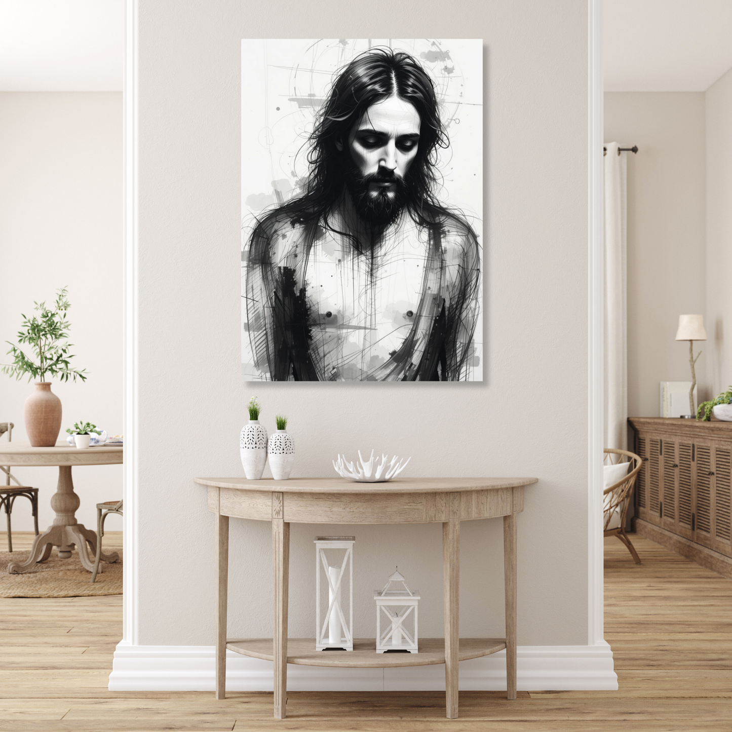 Jesus The Man Wall Art Canvas Print