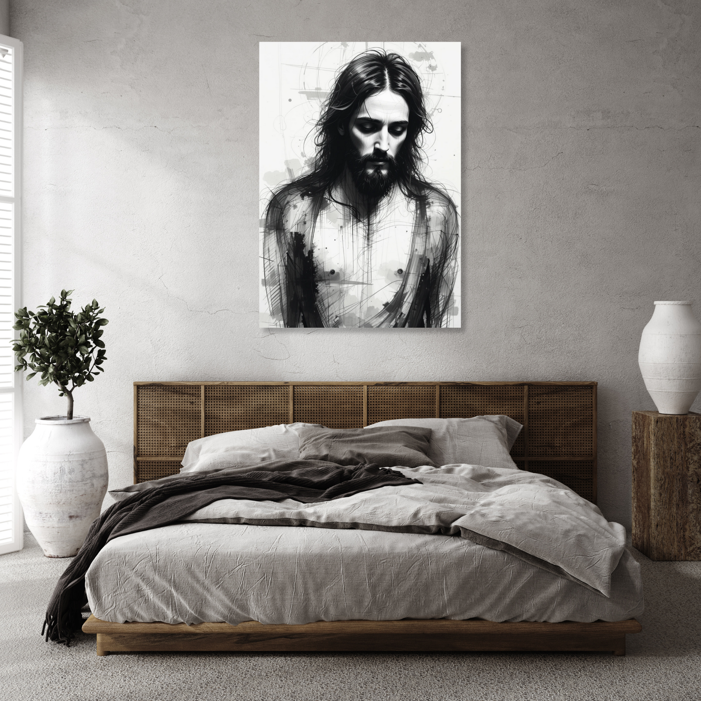 Jesus The Man Wall Art Canvas Print