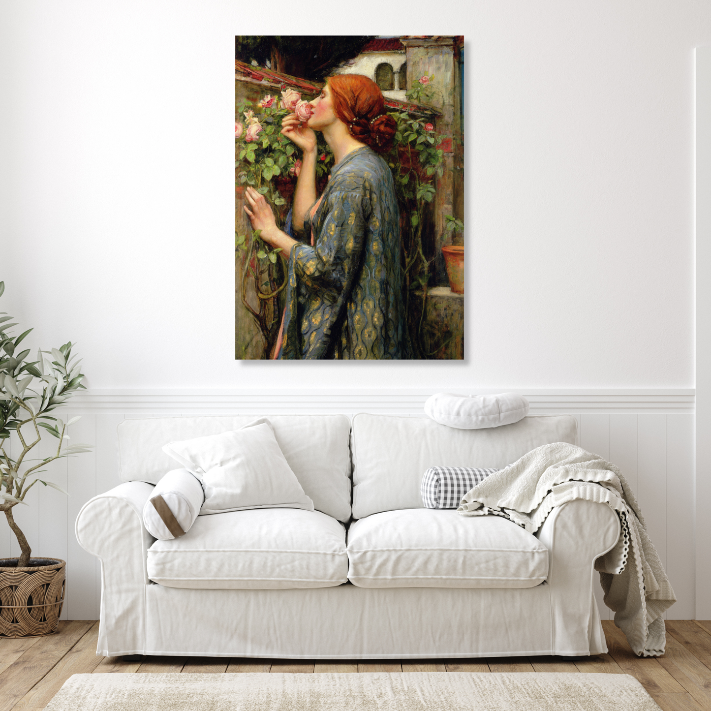 John William Waterhouse - The Soul of the Rose Wall Art Canvas Print