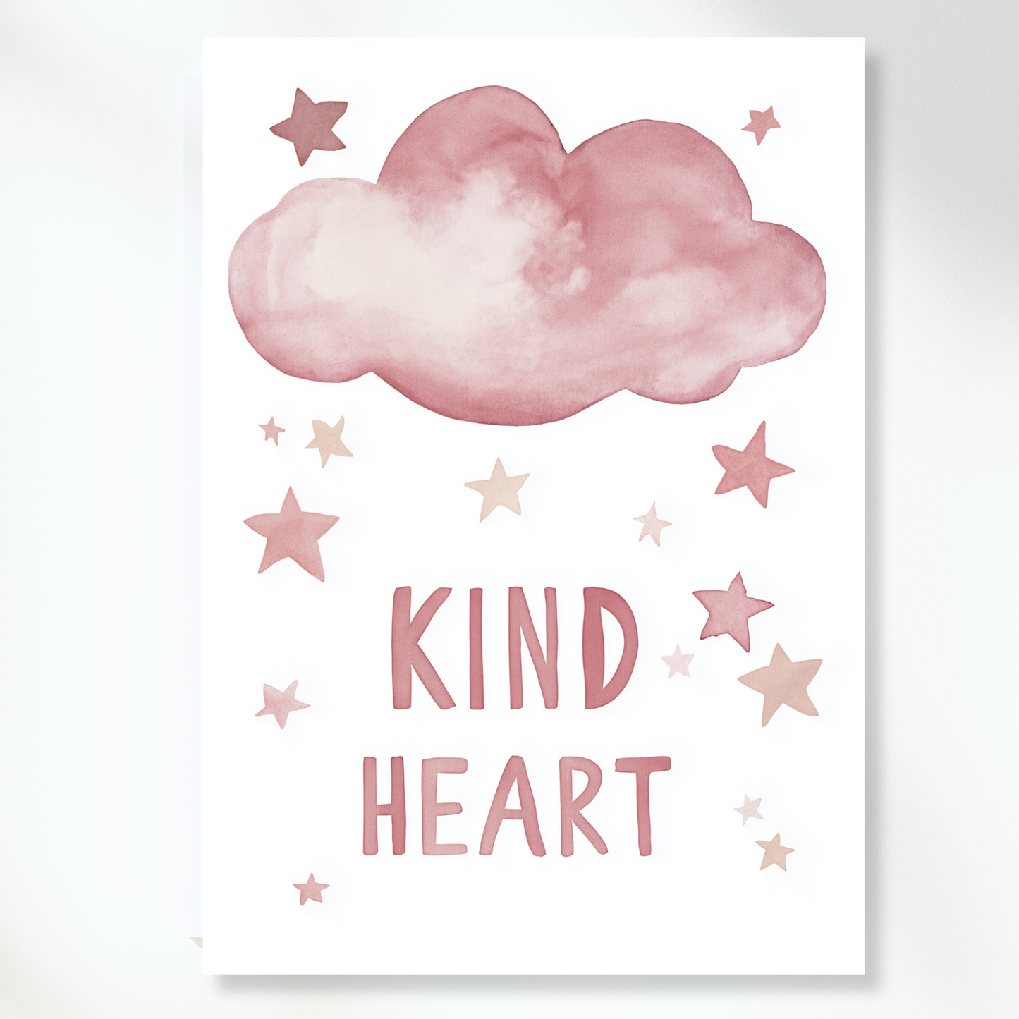 Kind Heart Canvas Wall Art Print