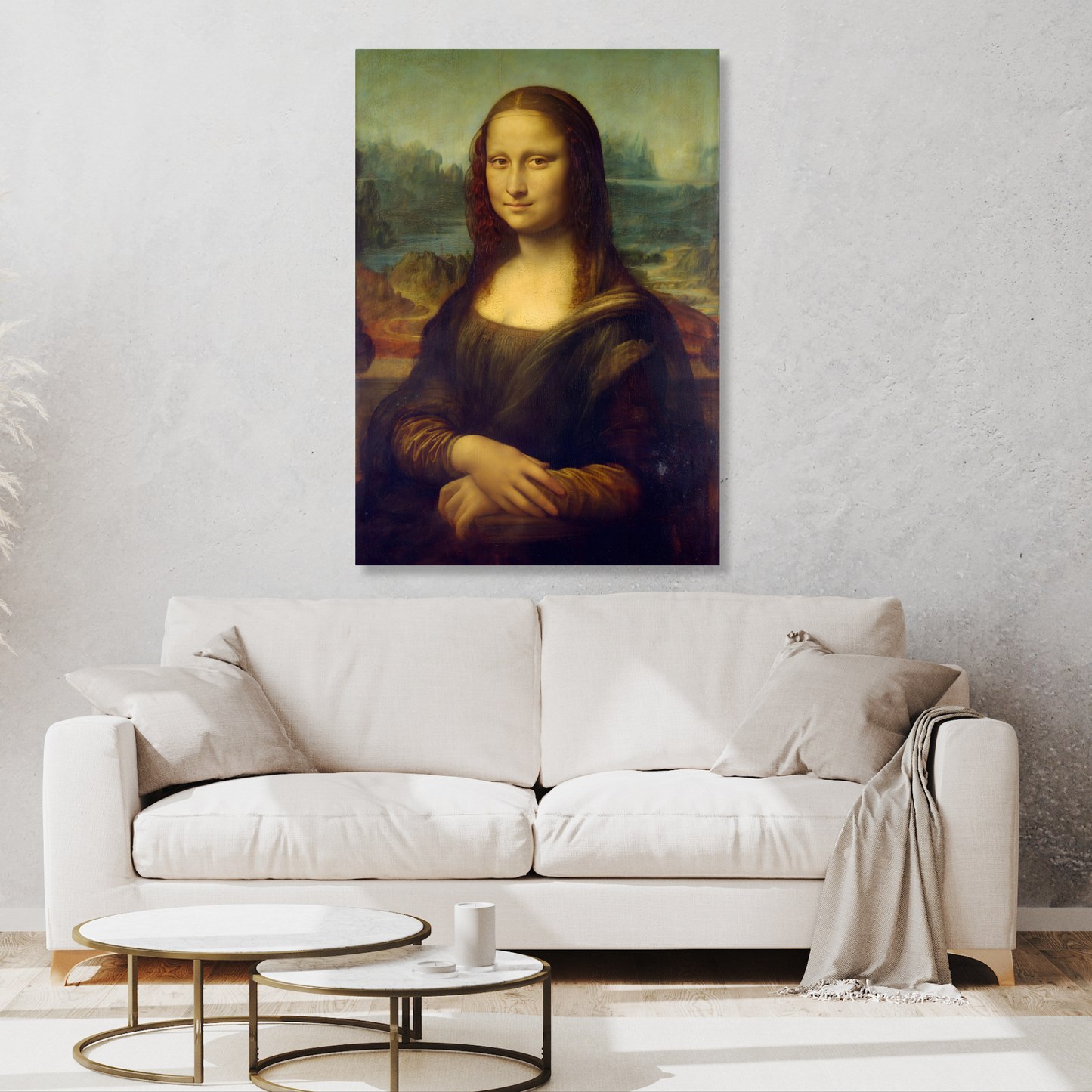 Leonardo Da Vinci - Portrait of Mona Lisa Del Giocondo