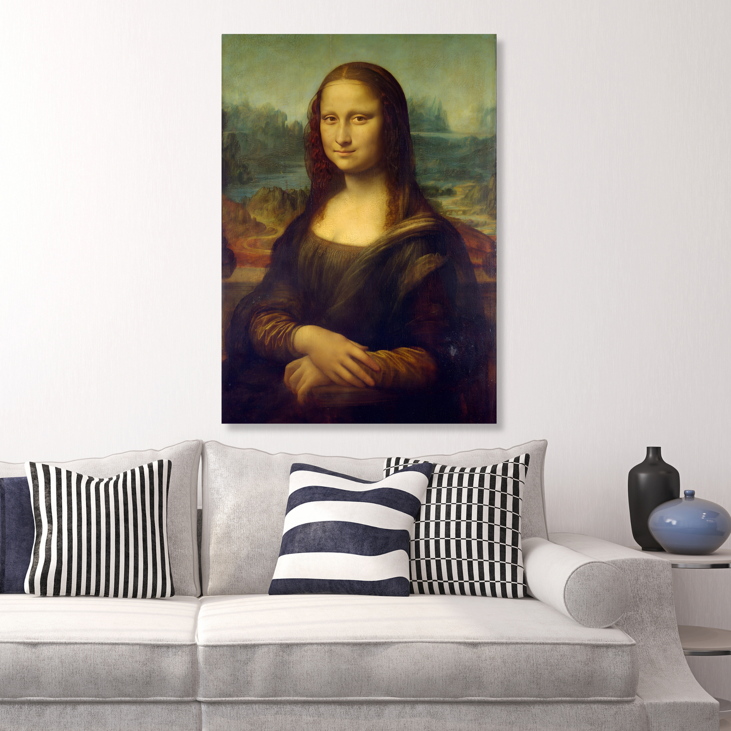Leonardo Da Vinci - Portrait of Mona Lisa Del Giocondo