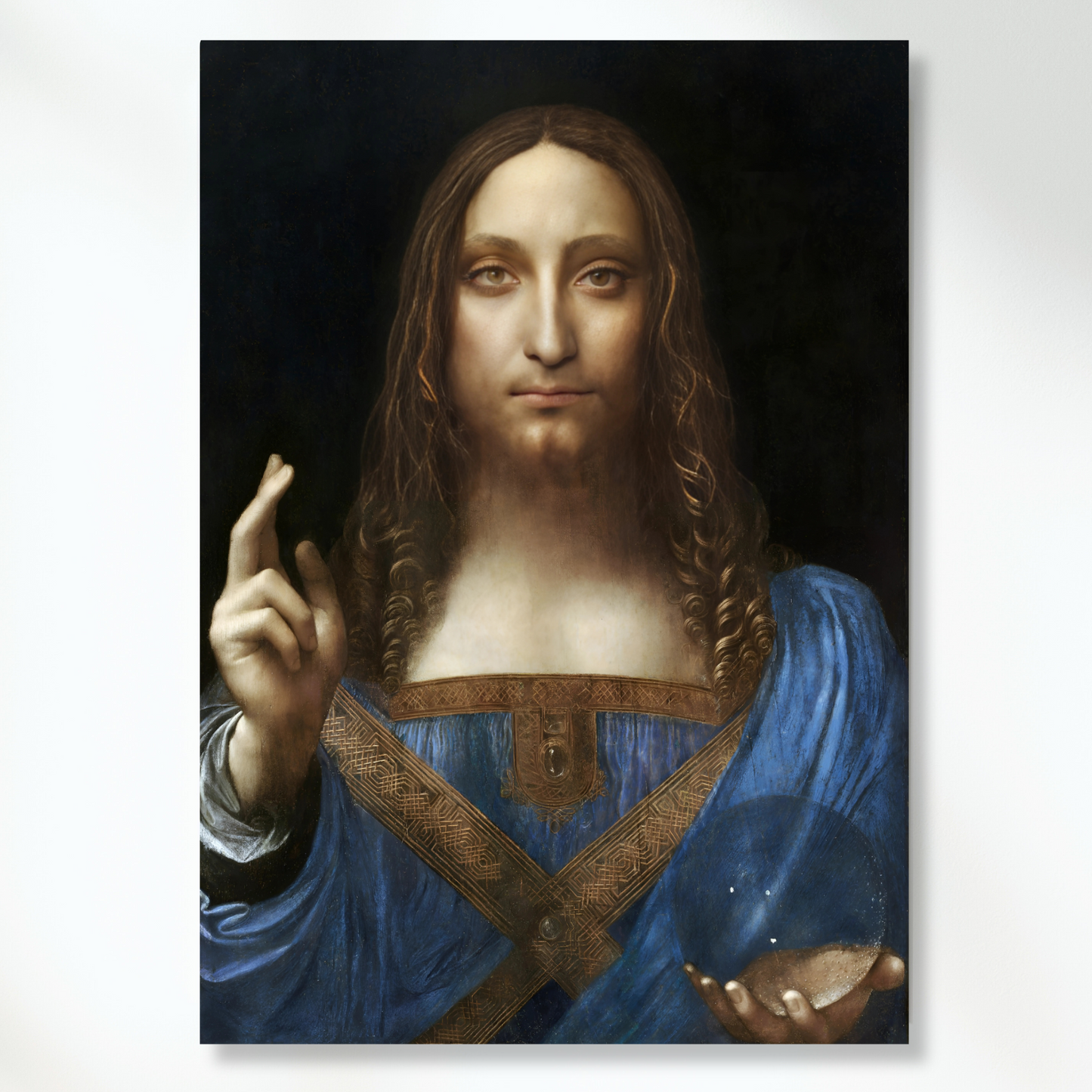 Leonardo Da Vinci - Salvator Mundi Wall Art Canvas Print
