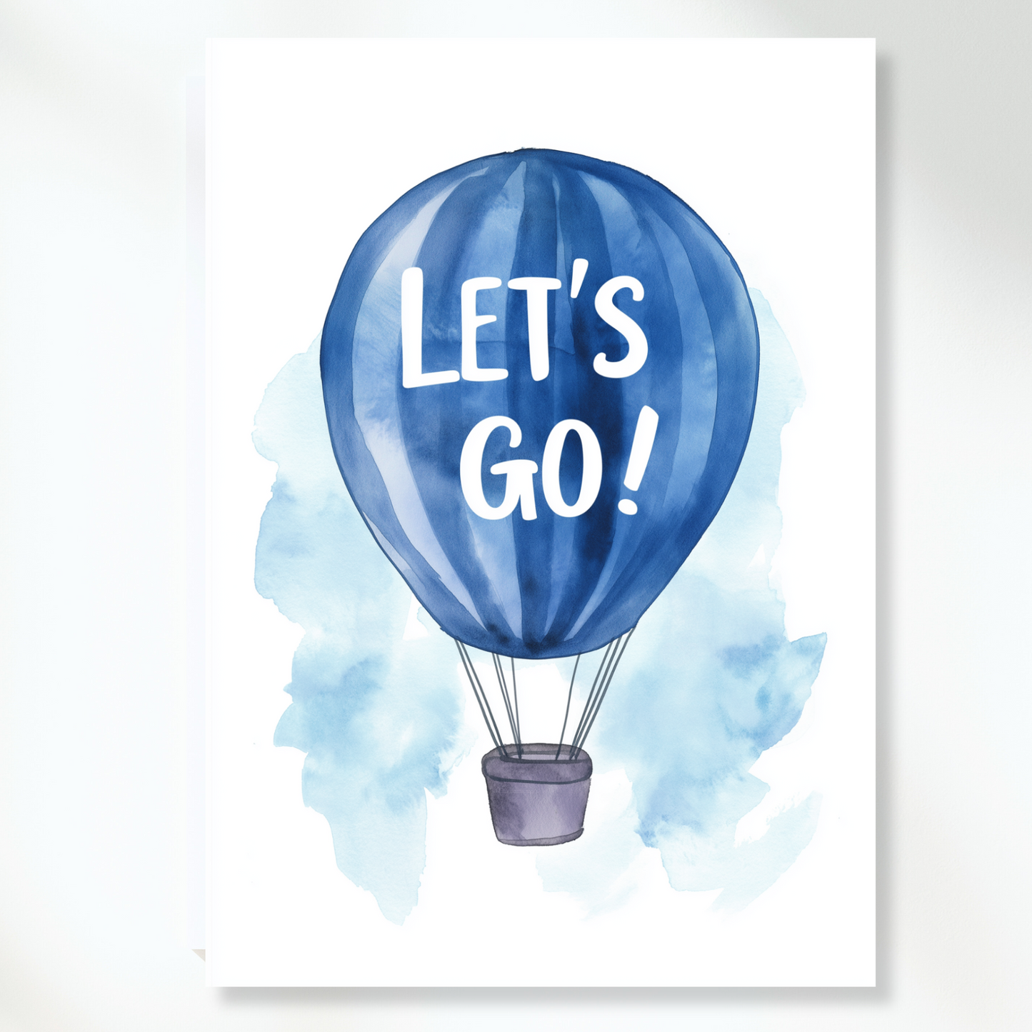 Let's Go Canvas Wall Art Print