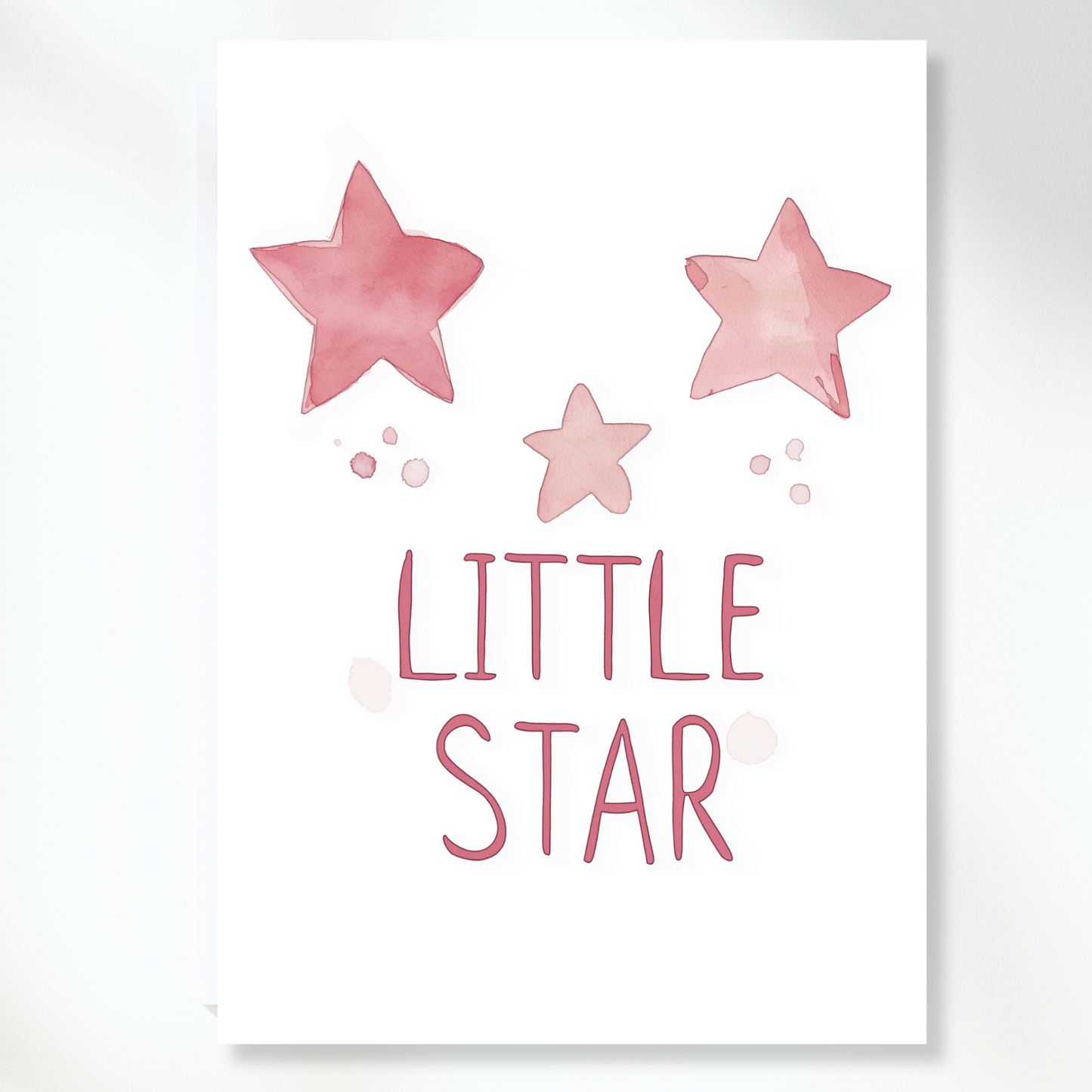 Little Star Canvas Wall Art Print