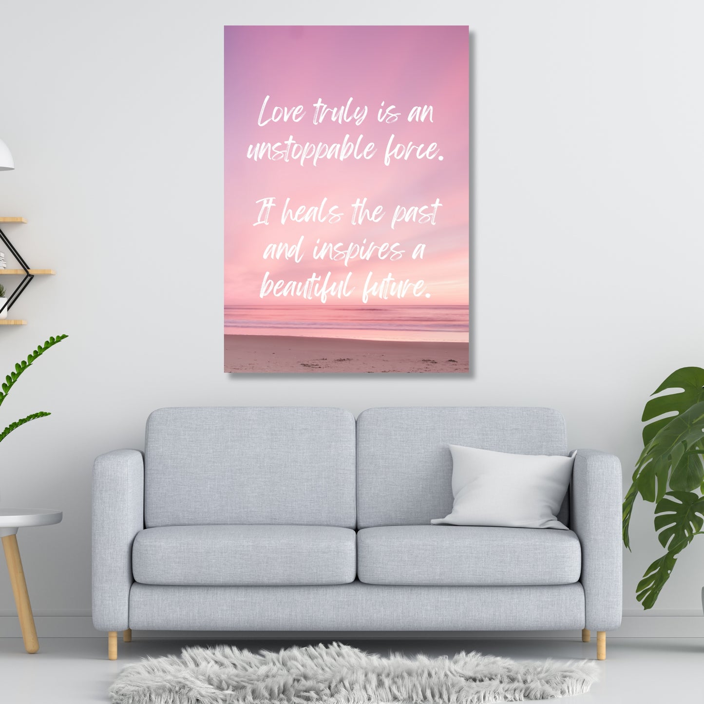 Love Inspirational Wall Art Canvas Print