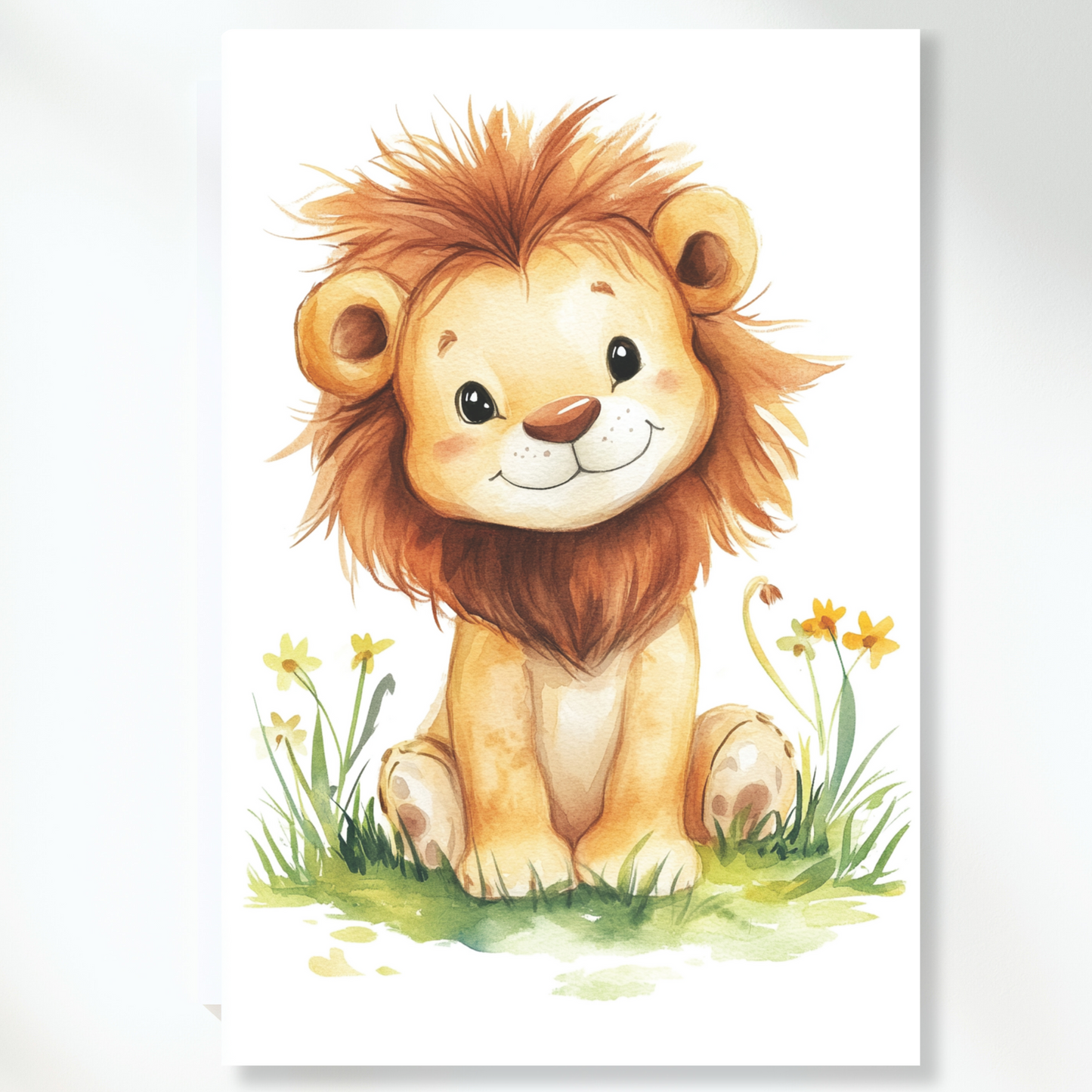 Lucius Lion Canvas Wall Art Print