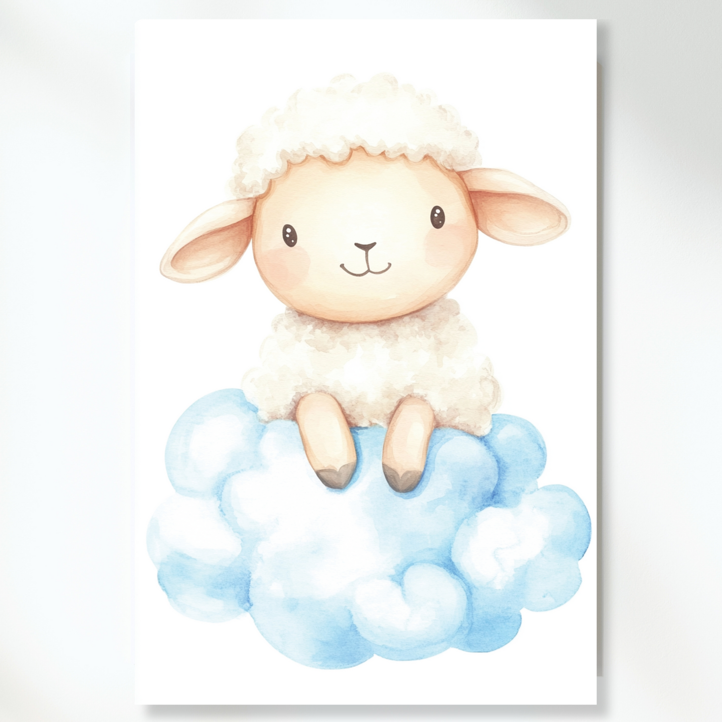 Lucy Sheep Canvas Wall Art Print