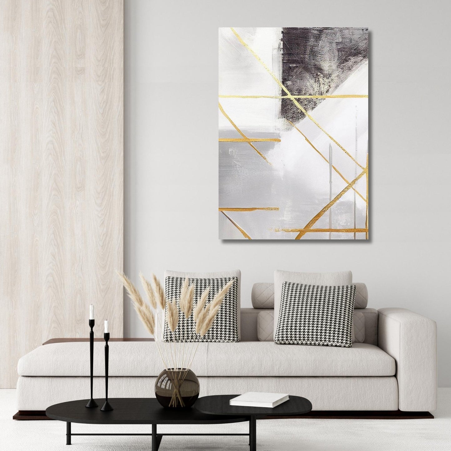 The Enigma Abstract Wall Art Canvas Print