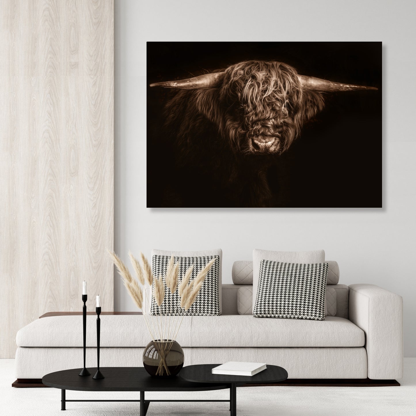 Highland Mystic Animal Kingdom Wall Art Canvas Print