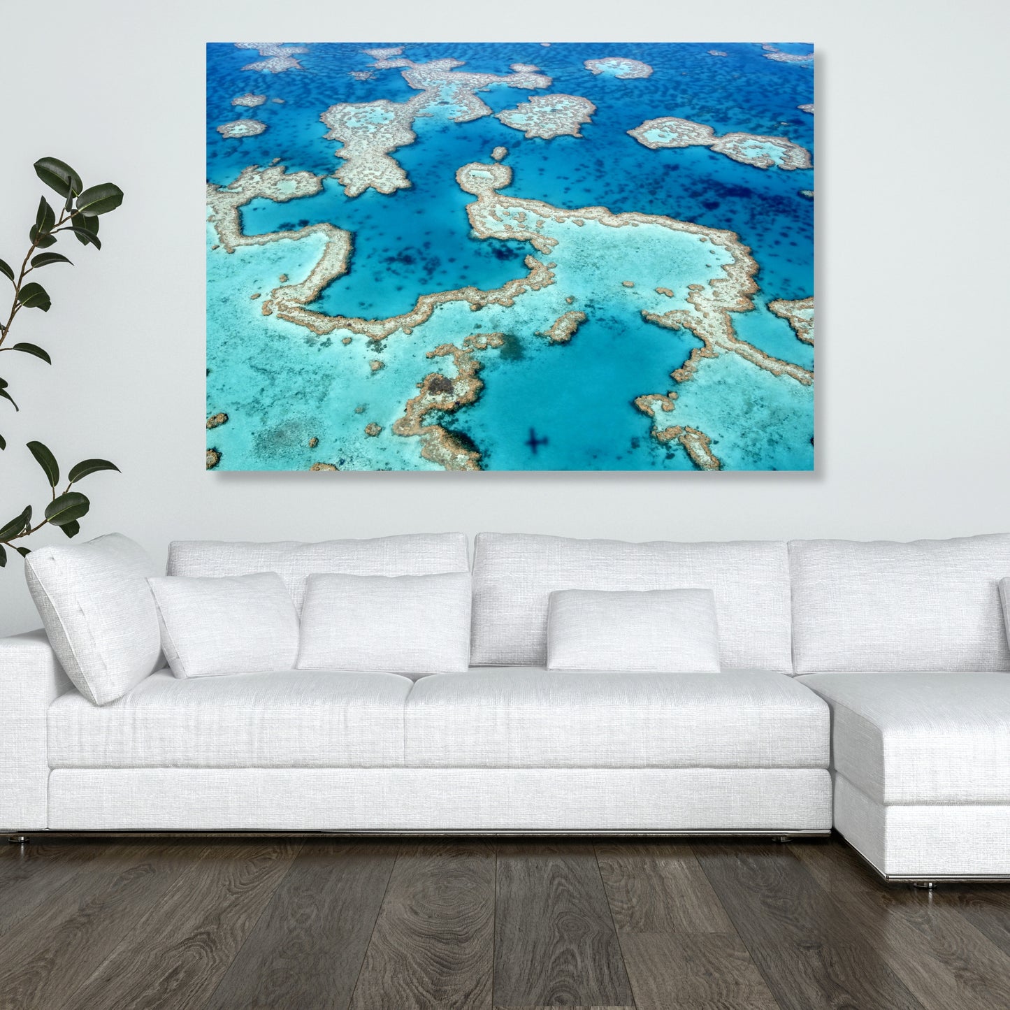 Reef View Wall Art Canvas Print