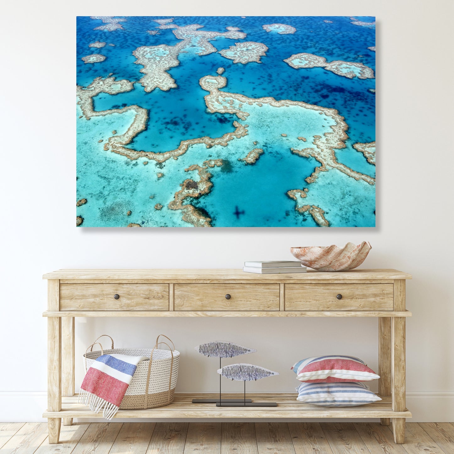 Reef View Wall Art Canvas Print