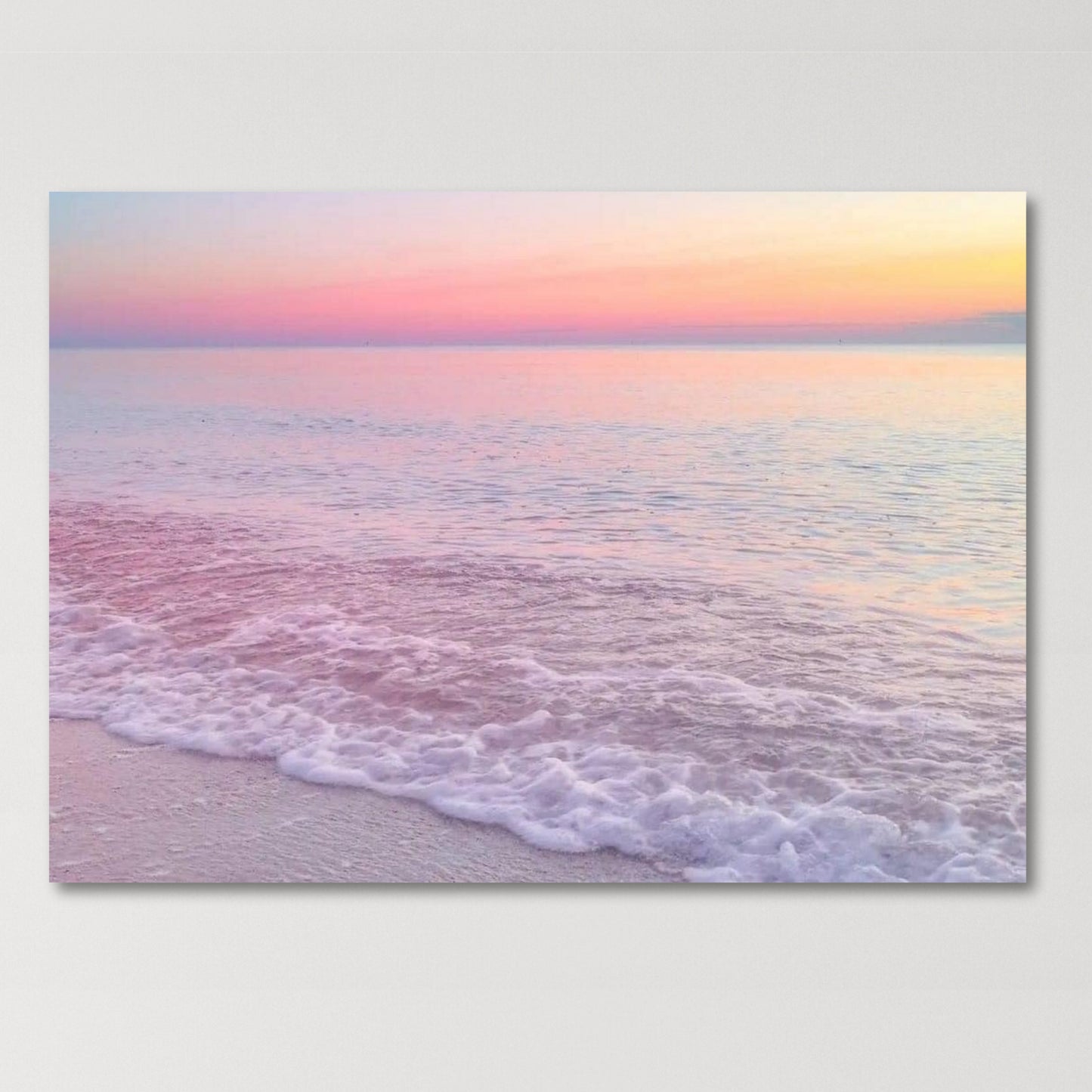 Sunset Calm Wall Art Canvas Print