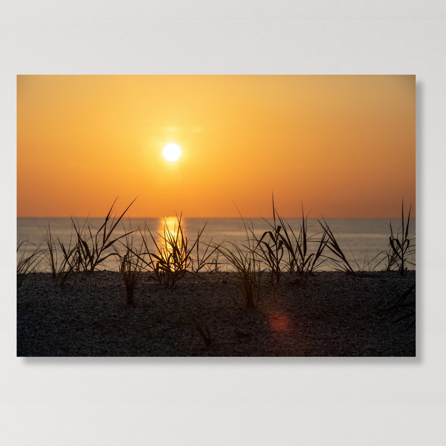 Coastal Sunset Wall Art Canvas Print