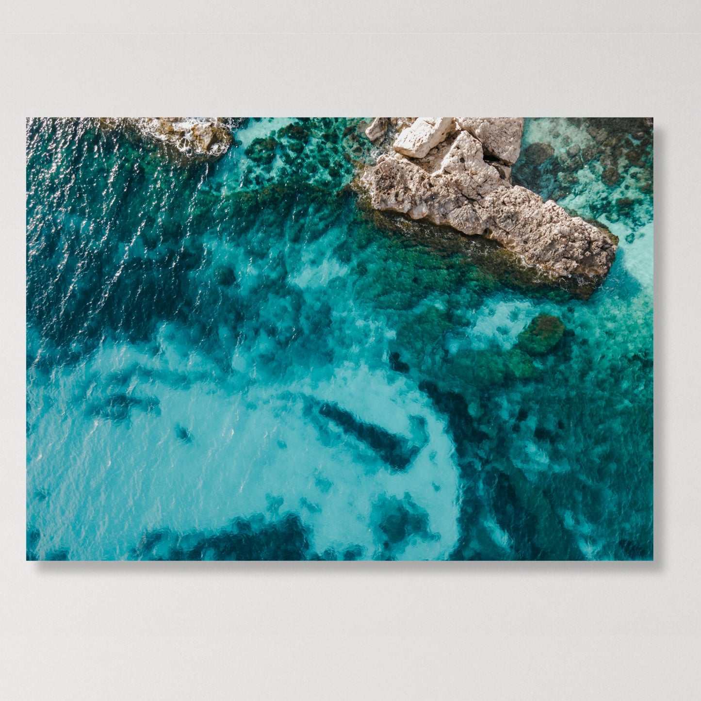 Aerial Love Wall Art Canvas Print