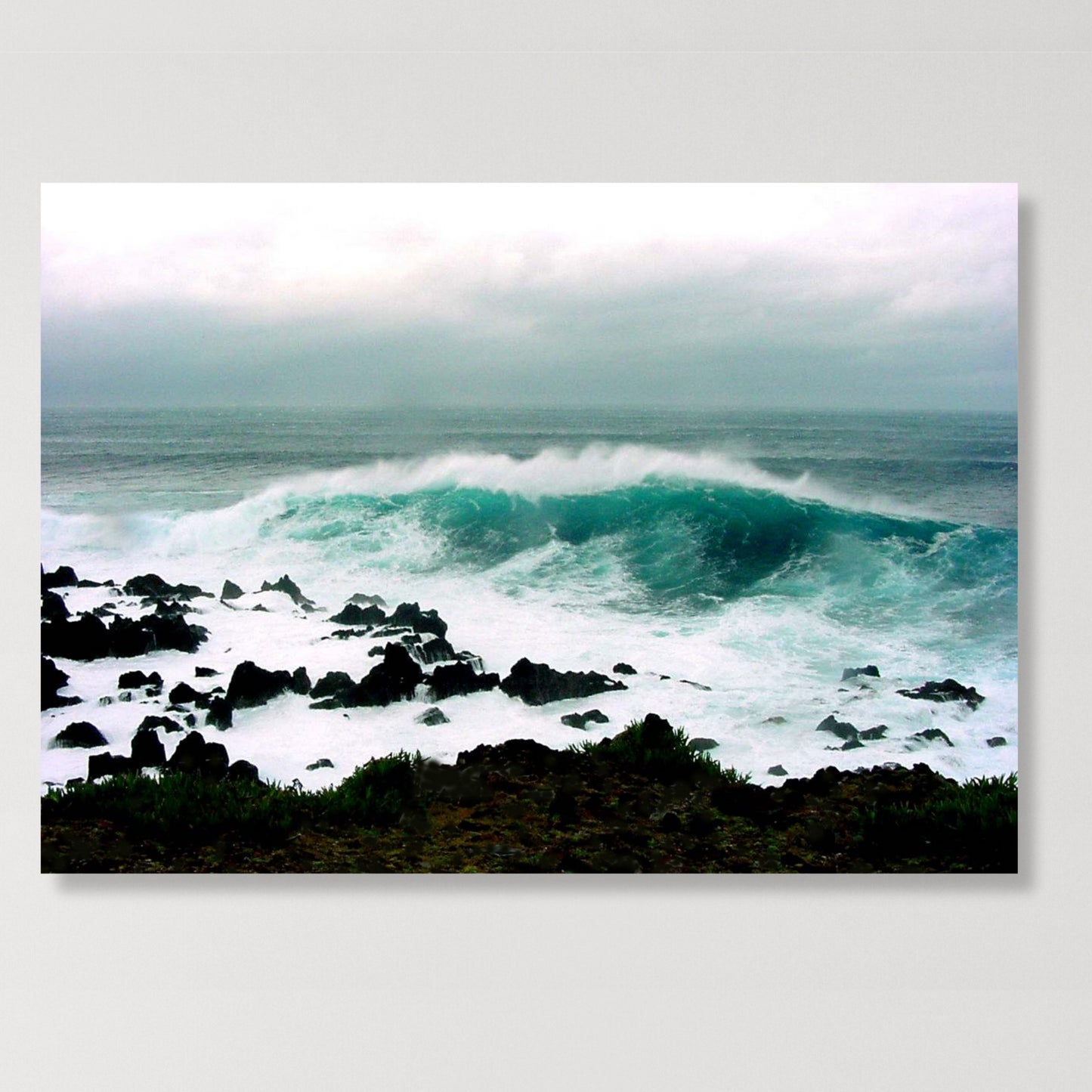 Stormy Sea Wall Art Canvas Print
