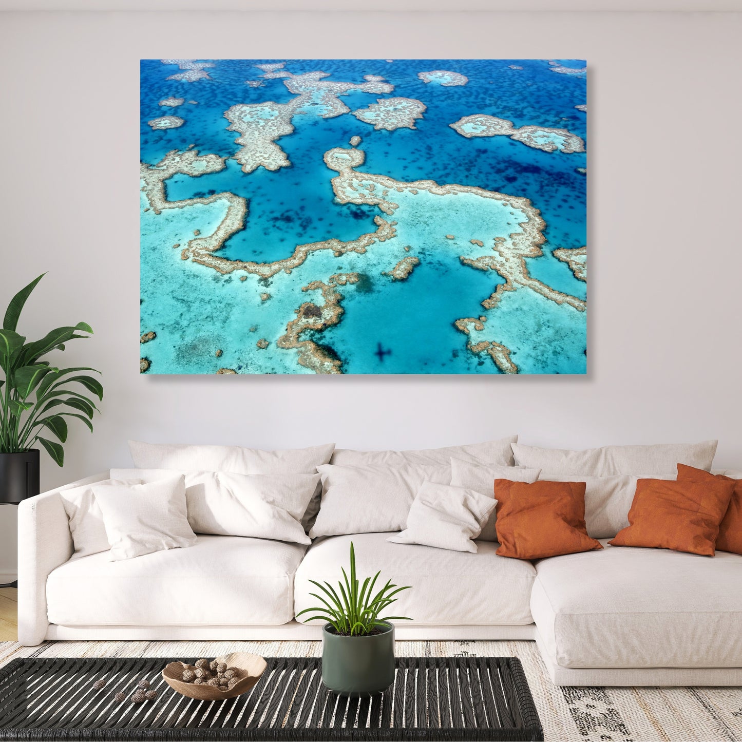 Reef View Wall Art Canvas Print