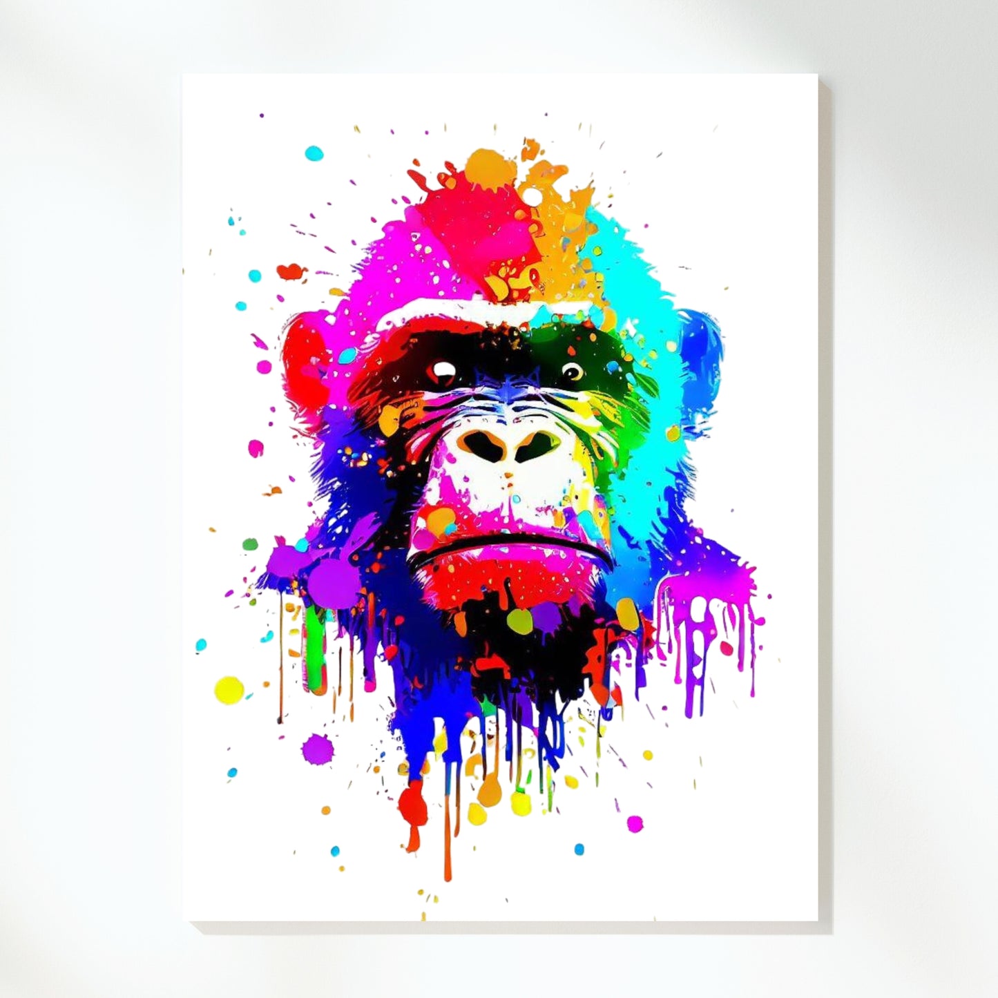 Gorilla Wall Art Canvas Print