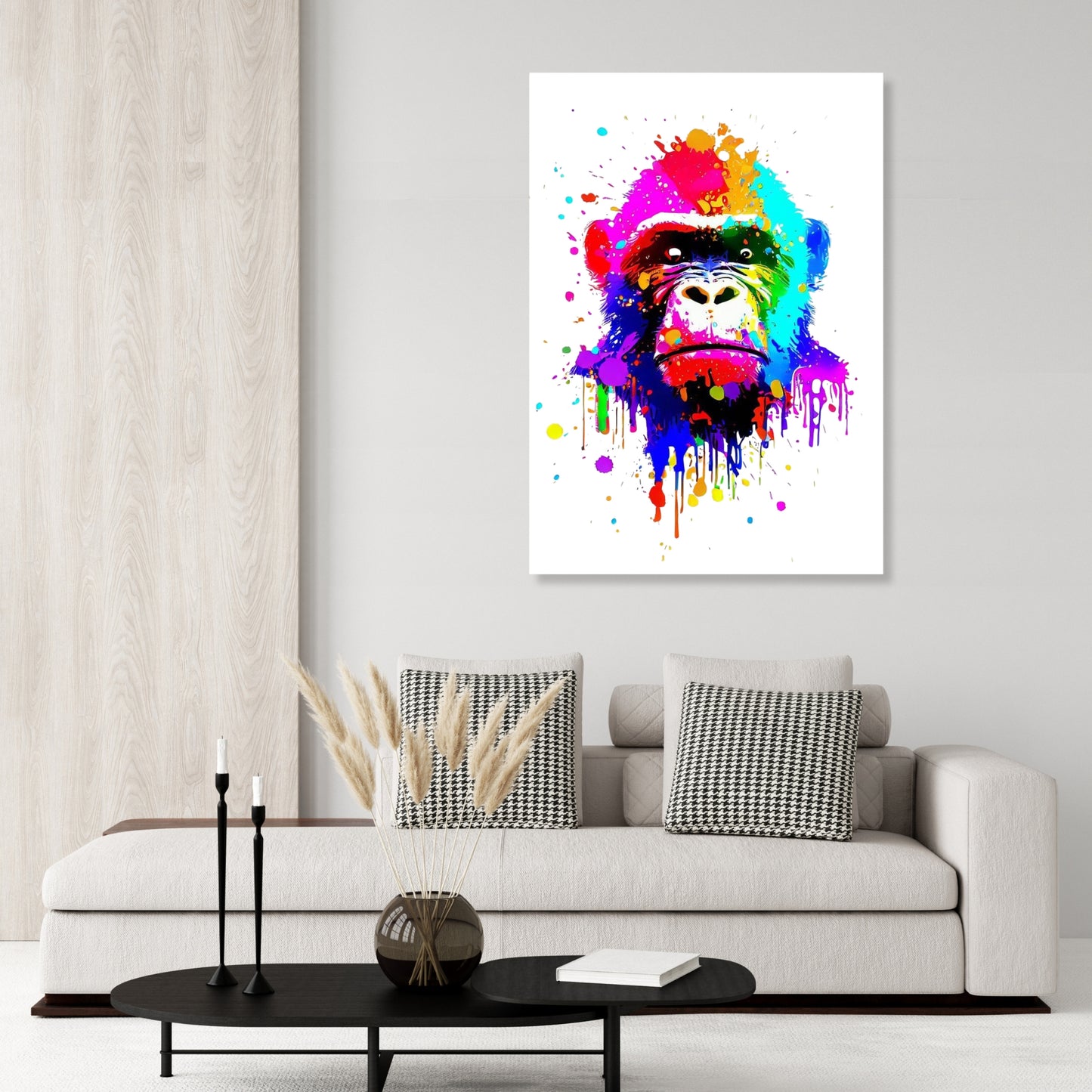 Gorilla Wall Art Canvas Print