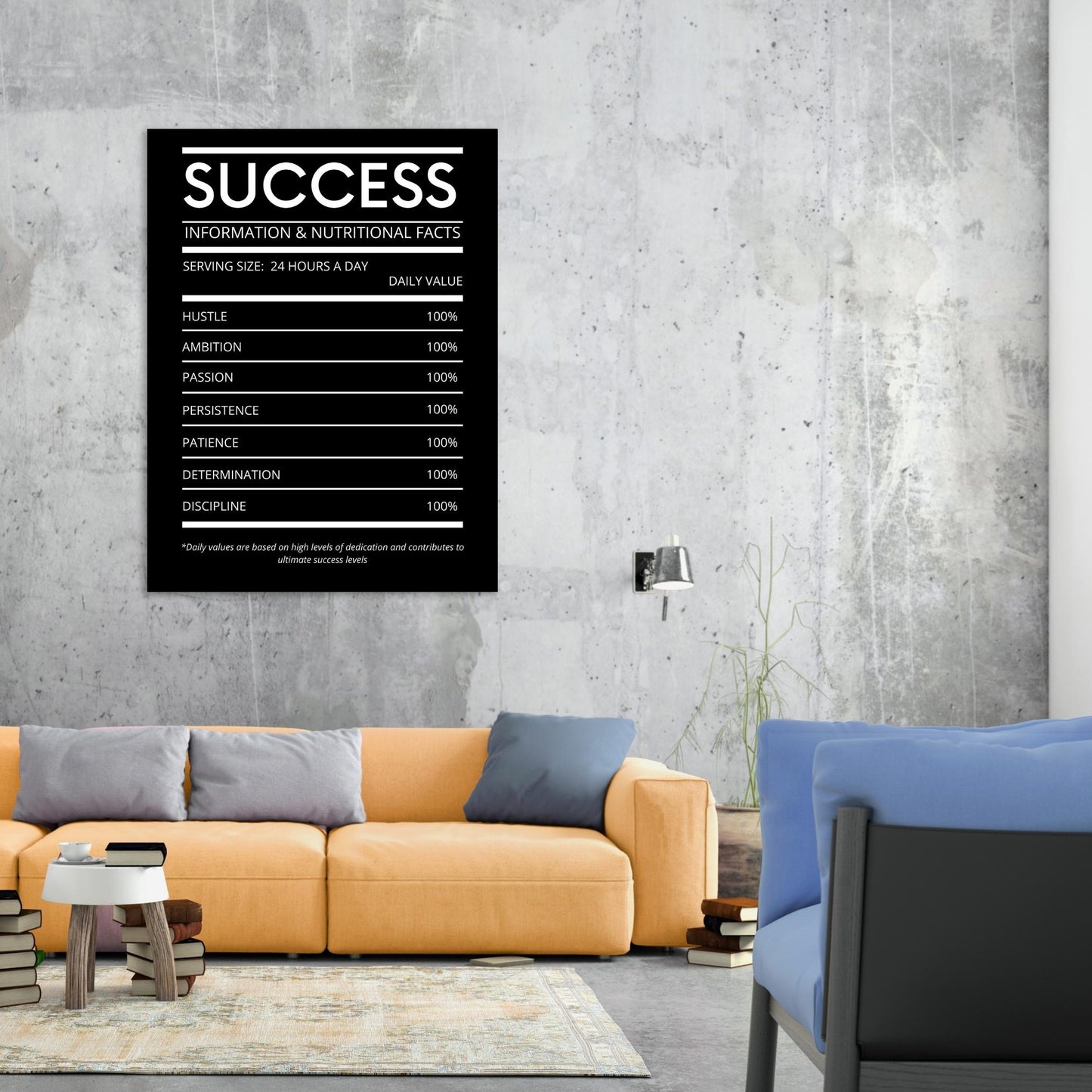 Success Daily Dose Wall Art Canvas Print