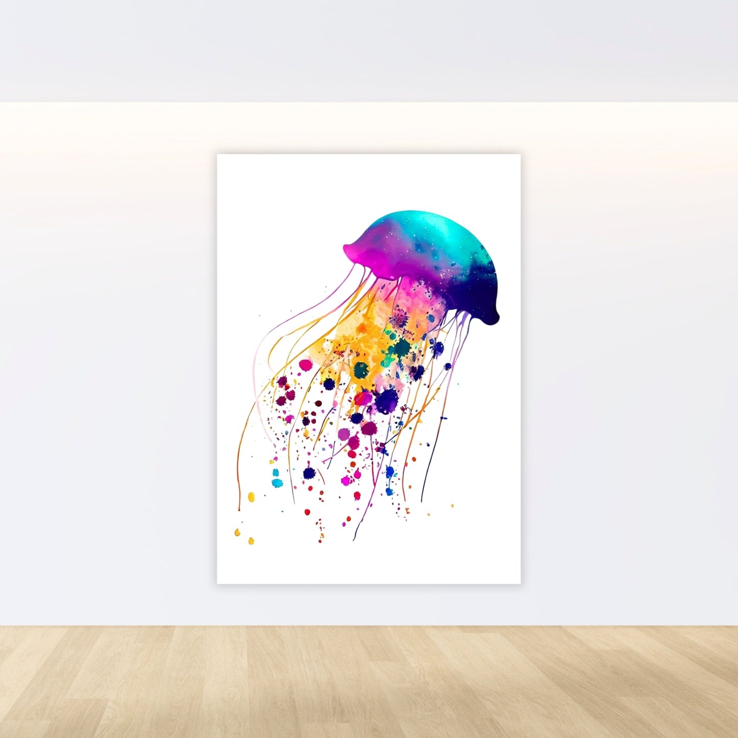 Jellyfish Jazz Wall Art Canvas Print