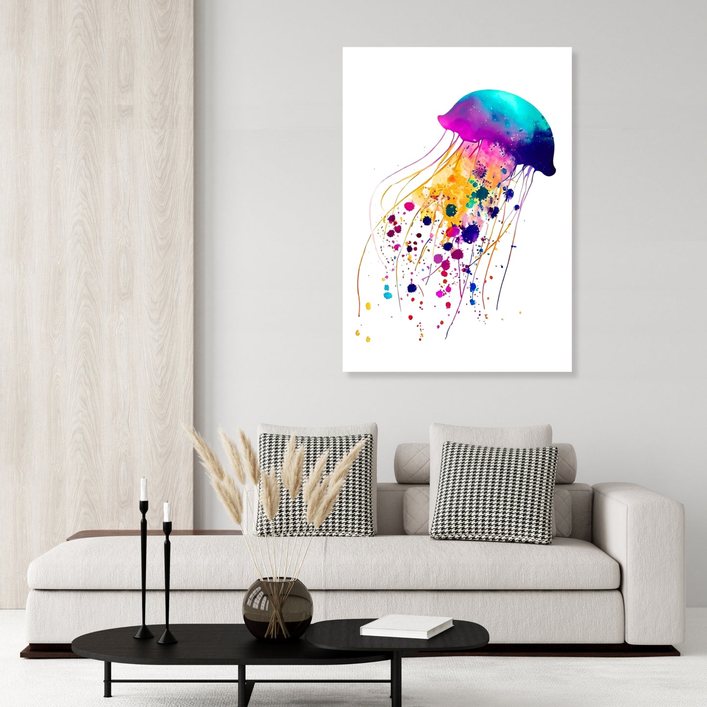 Jellyfish Jazz Wall Art Canvas Print