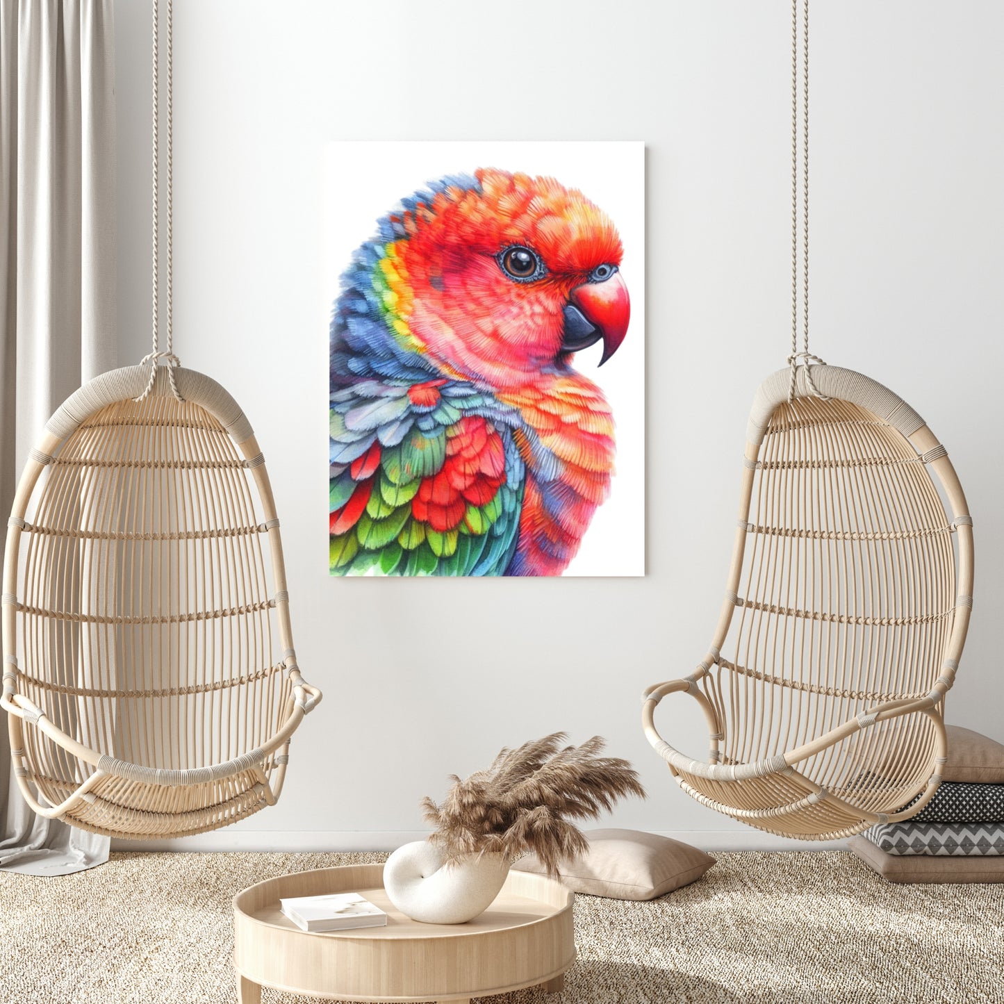 King Parrot Wall Art Canvas Print