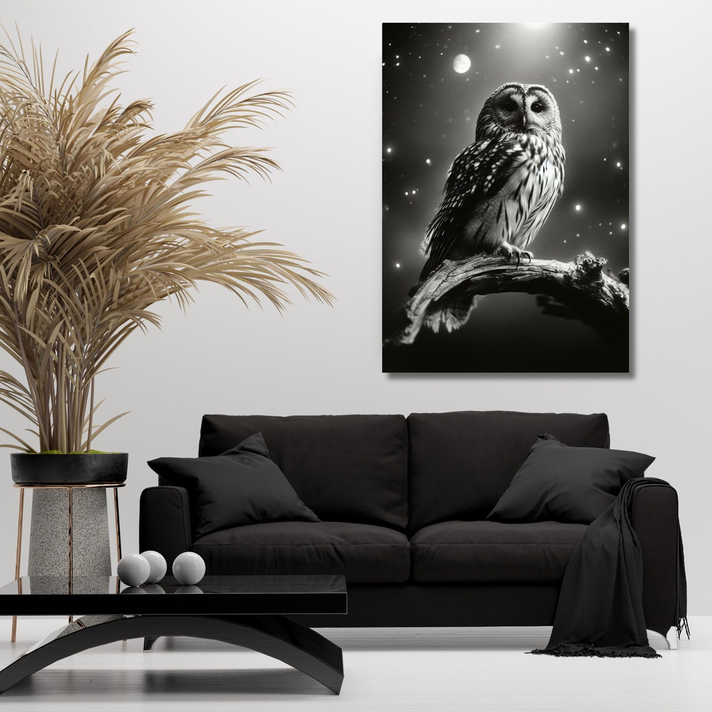 Night Owl Animal Kingdom Wall Art Canvas Print