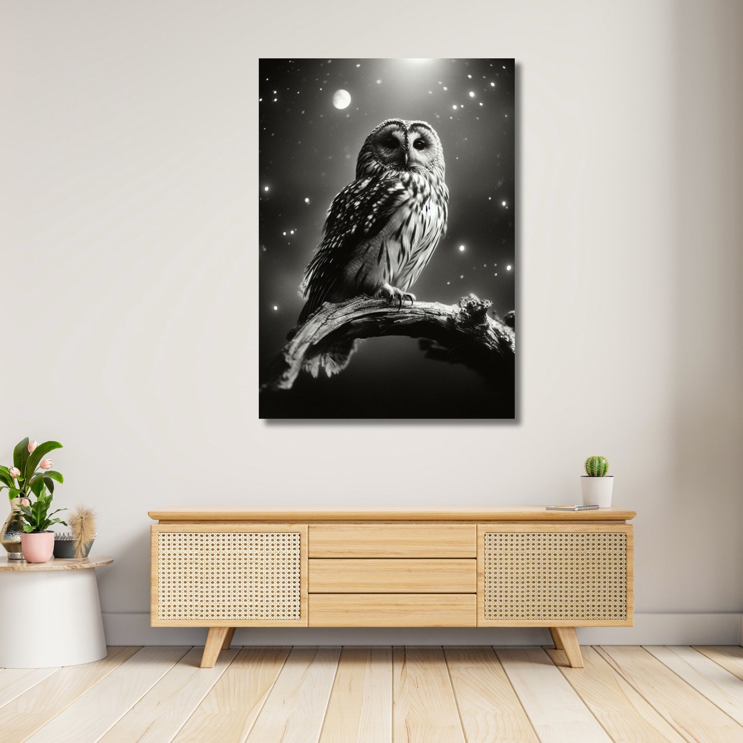Night Owl Animal Kingdom Wall Art Canvas Print
