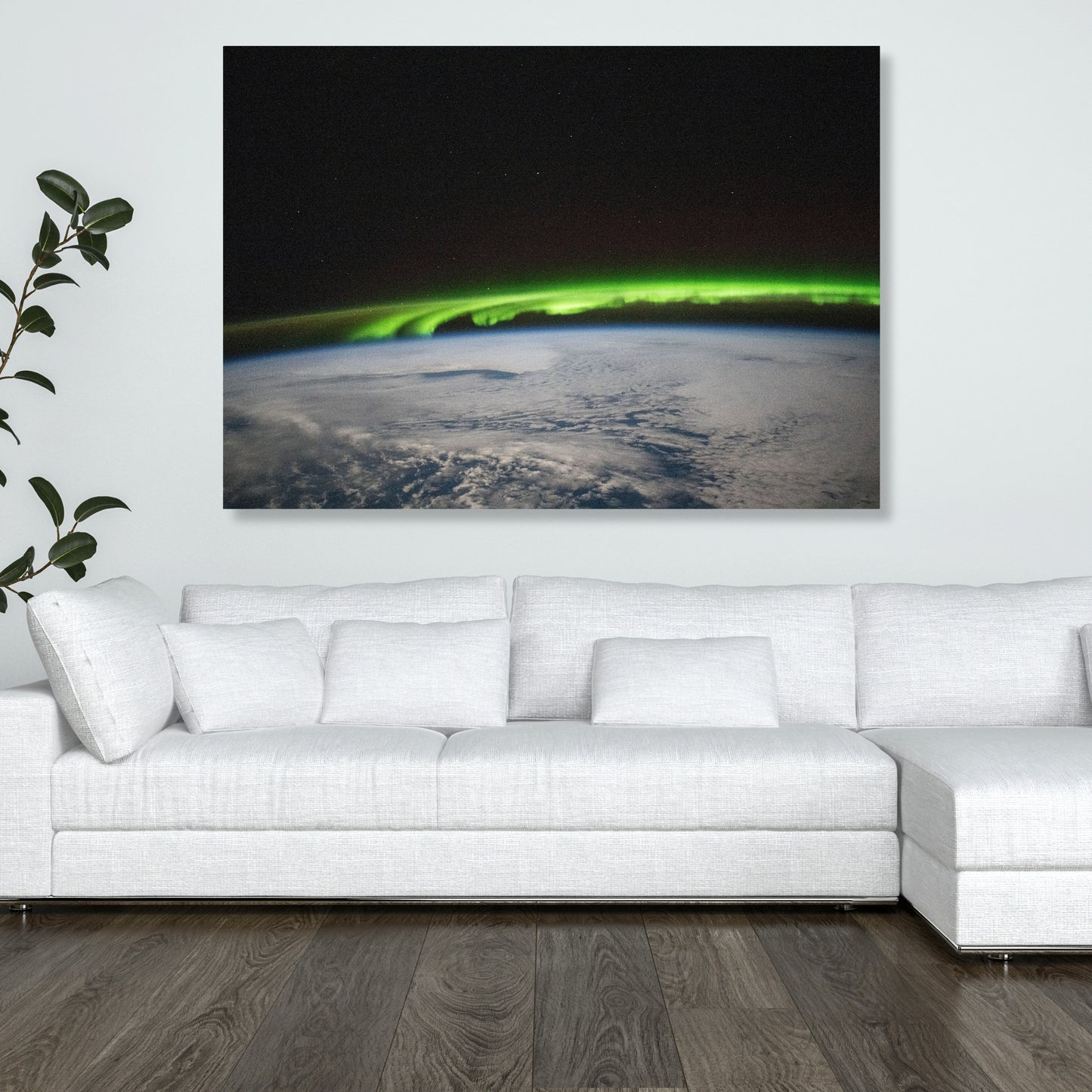 Earths Aura Wall Art Canvas Print